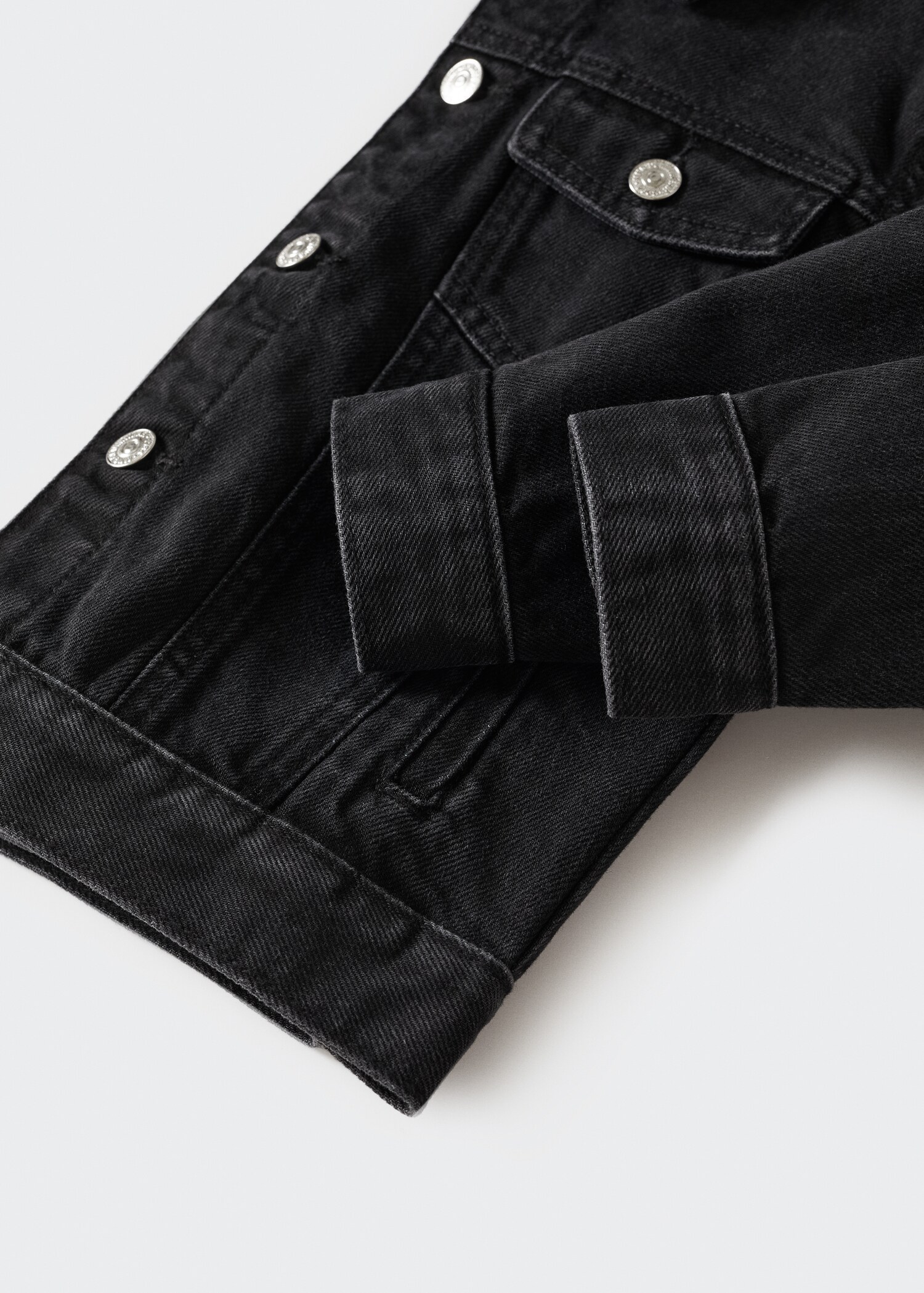 Jachetă din denim cu buzunare - Detaliu al articolului 8