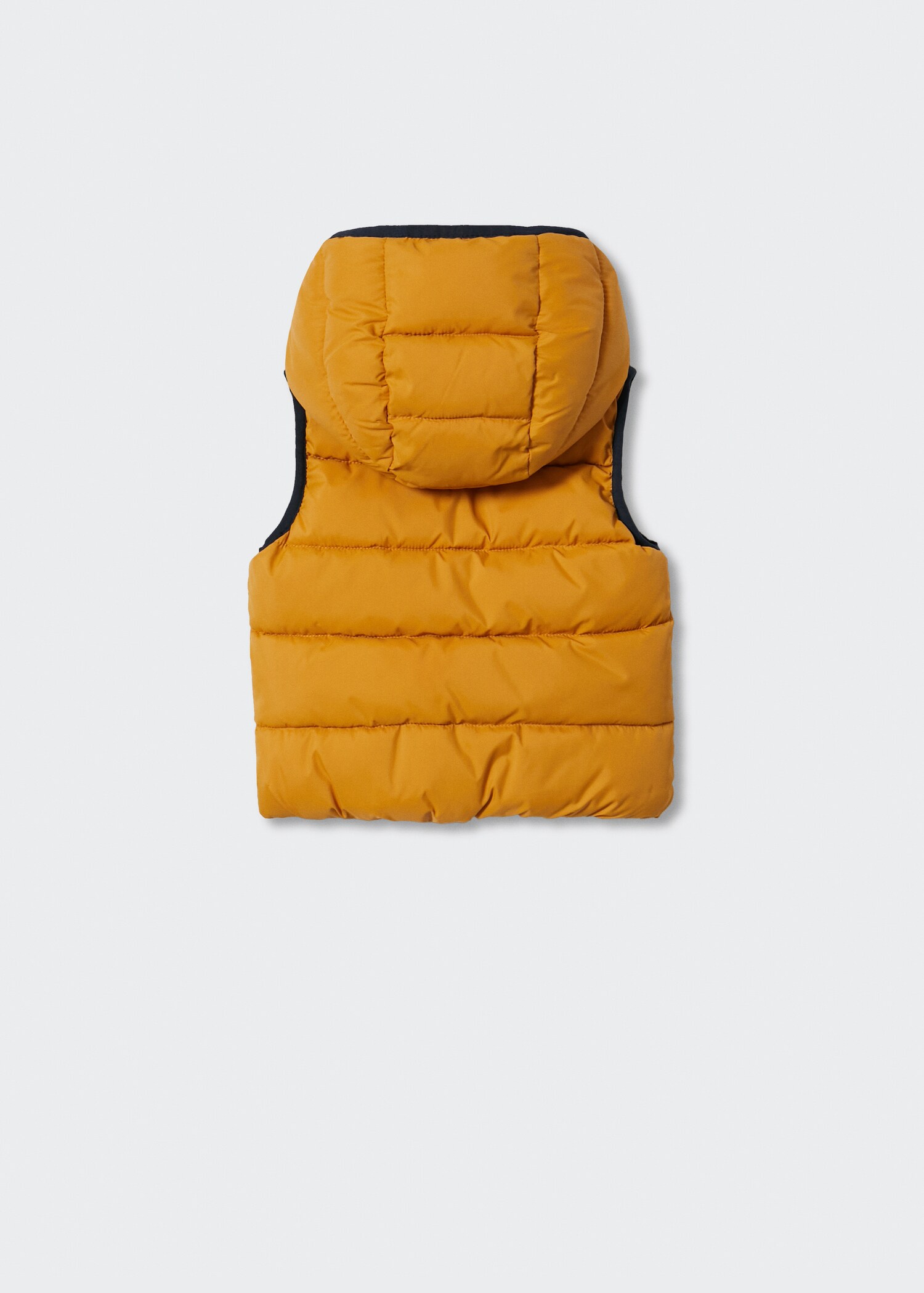 Quilted gilet - Reverse of the article