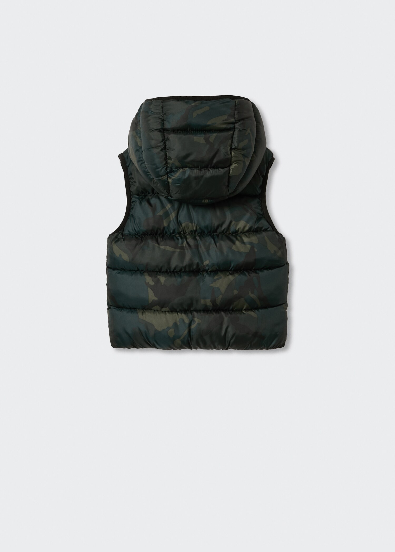 Quilted gilet - Reverse of the article