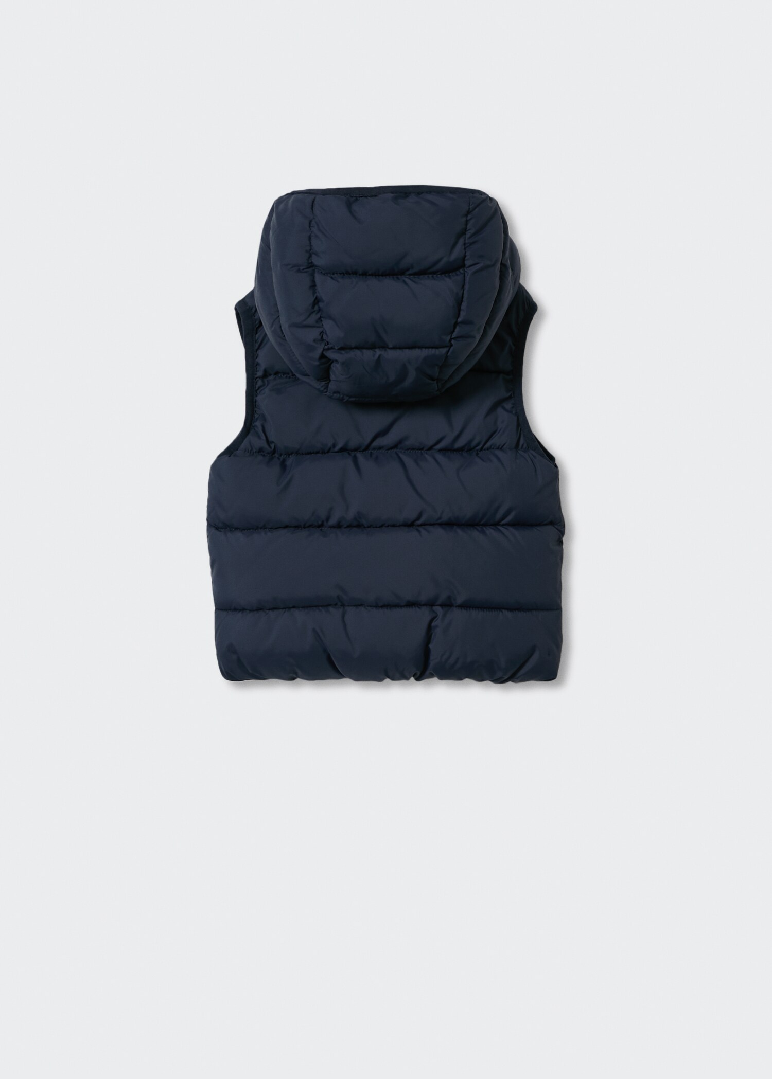 Quilted gilet - Reverse of the article