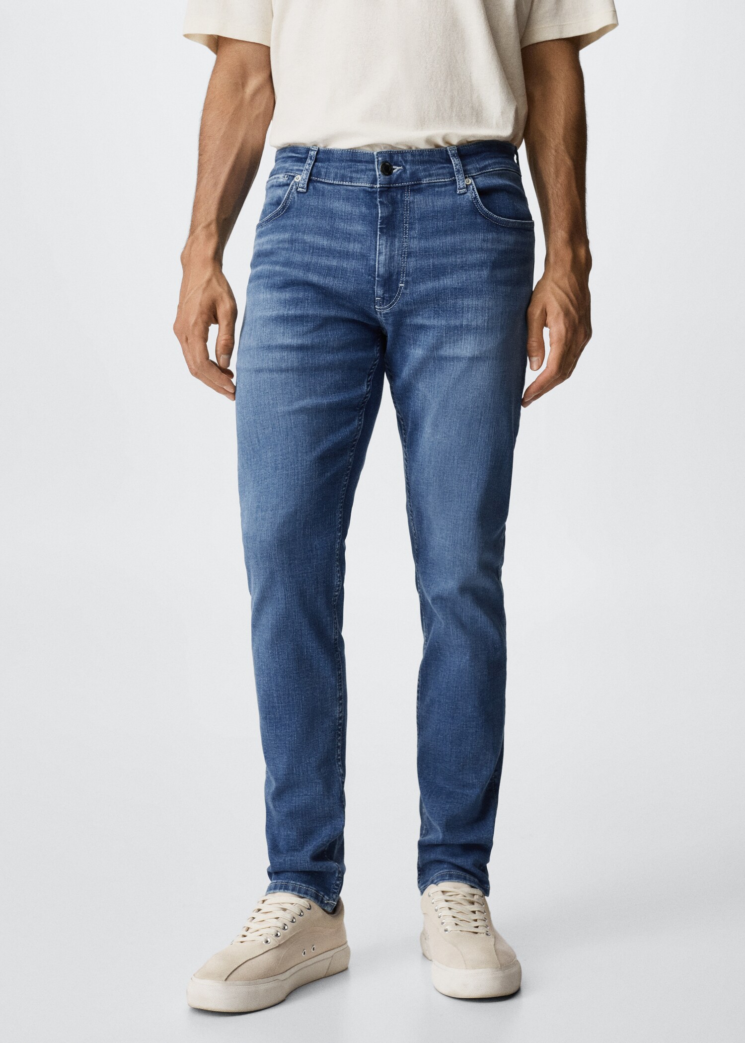 Slim fit Ultra Soft Touch Patrick jeans - Medium plane