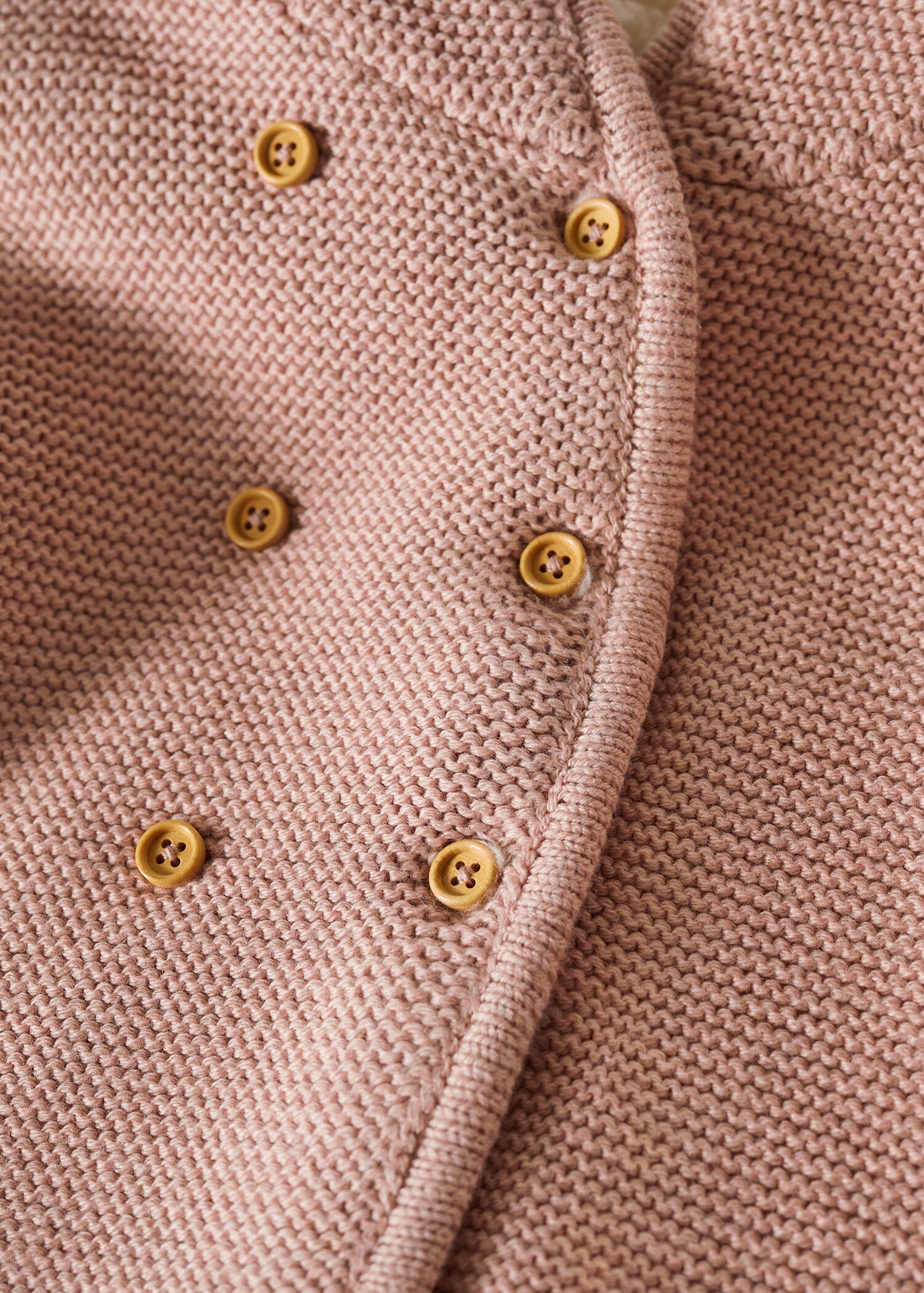 Knitted cardigan with fur-effect lining - Details of the article 8