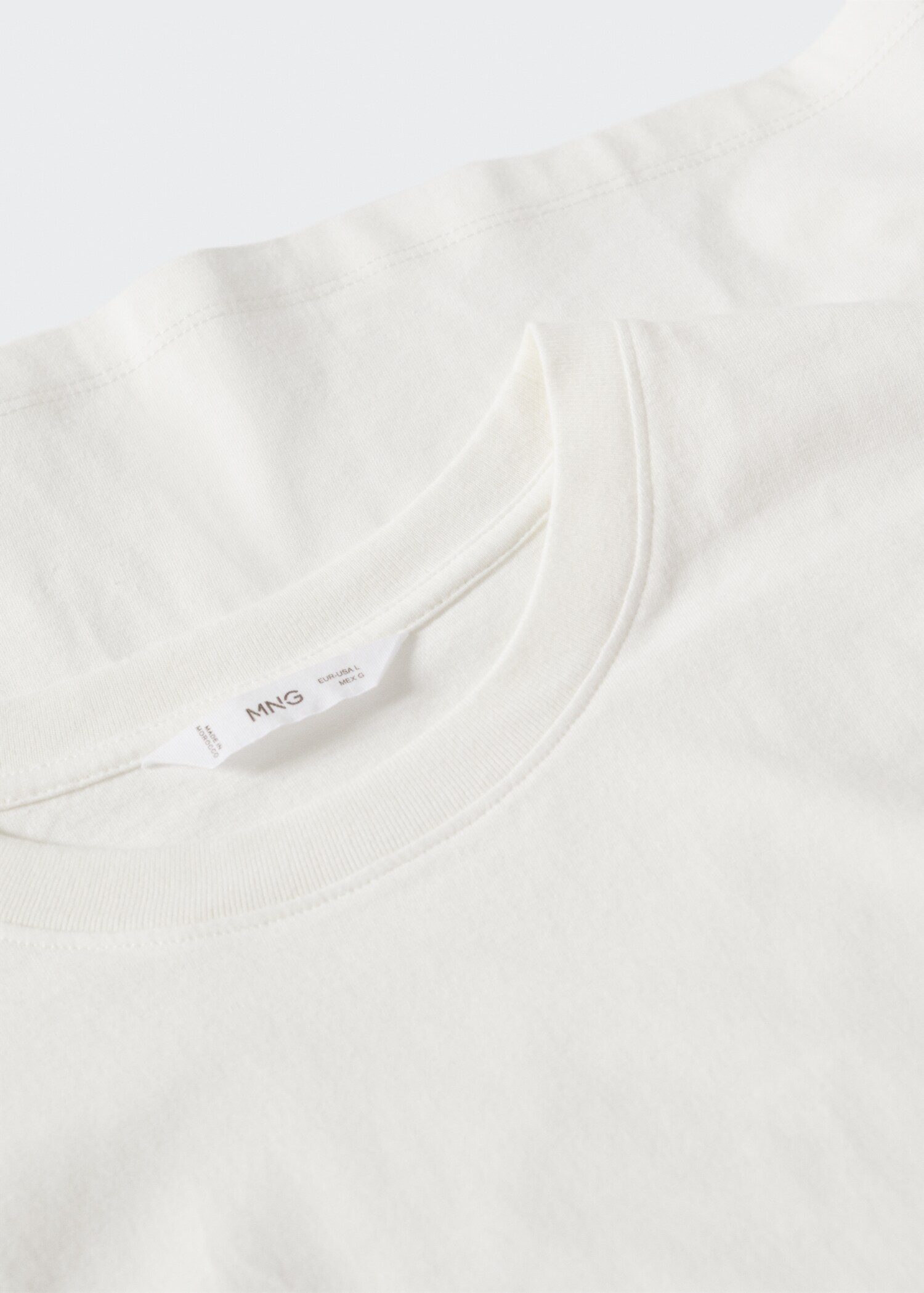 Essential cotton-blend T-shirt - Details of the article 8