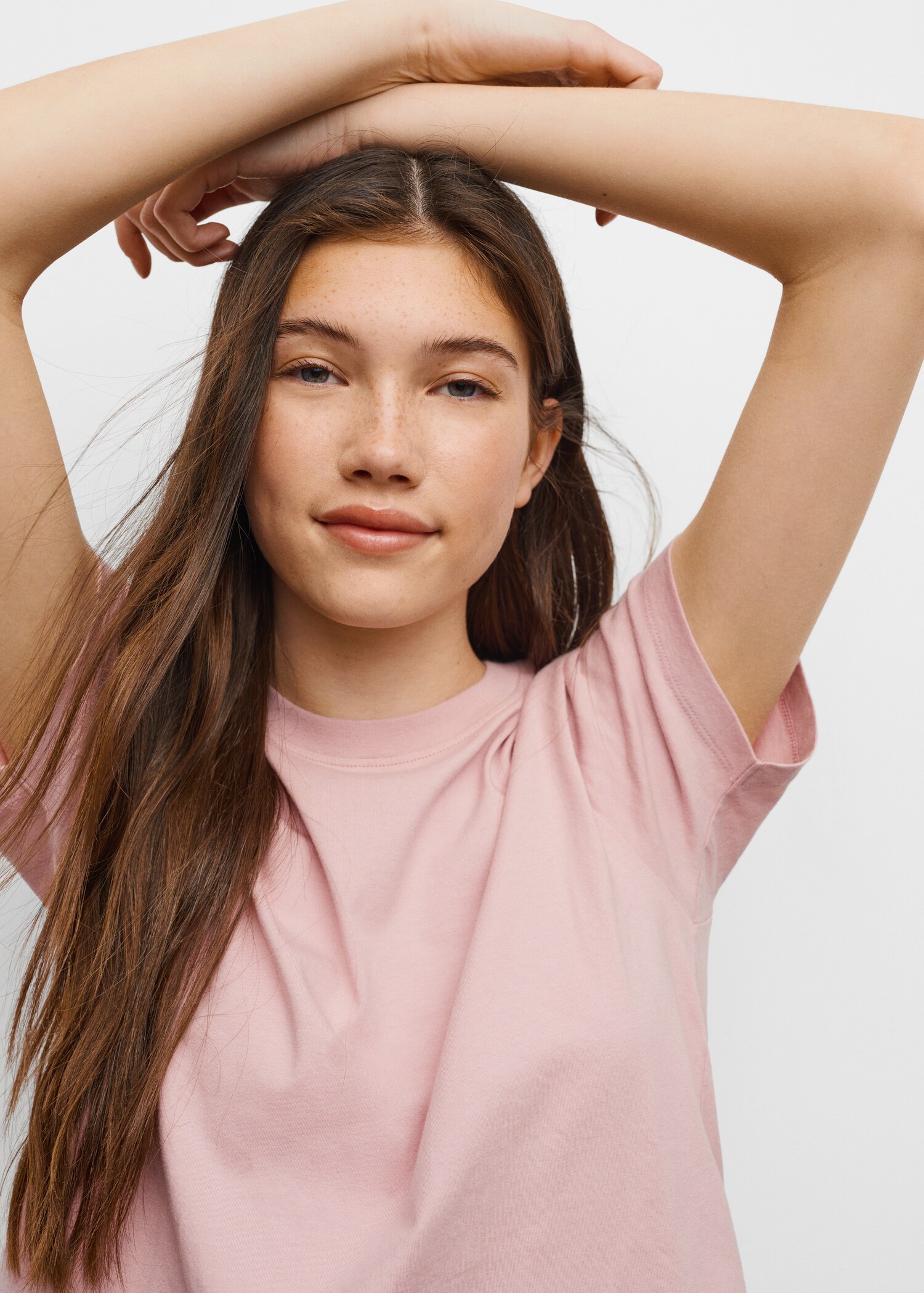 Essential cotton-blend T-shirt - Details of the article 1