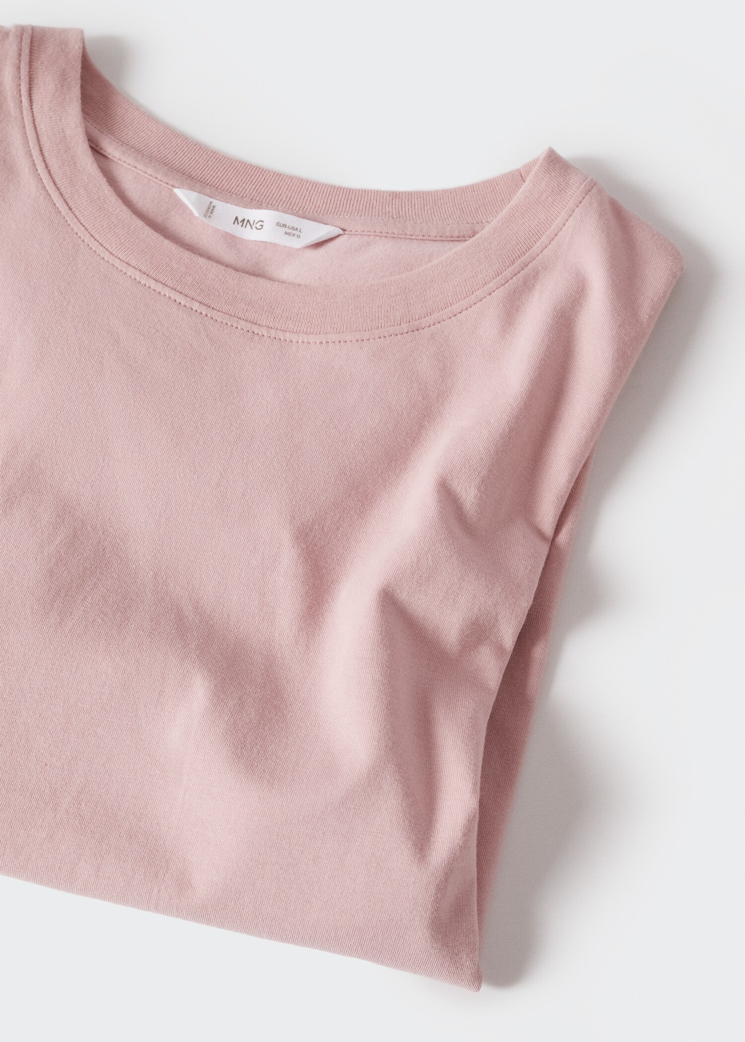 Essential cotton-blend T-shirt - Details of the article 8
