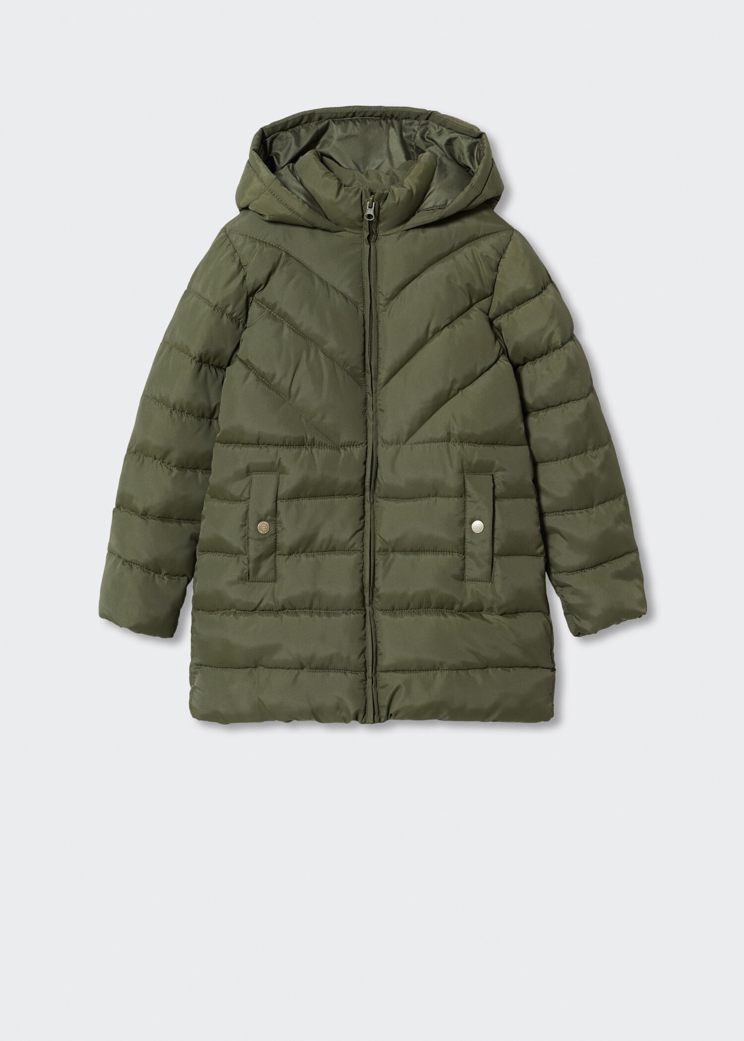 Quilted long coat - Article without model