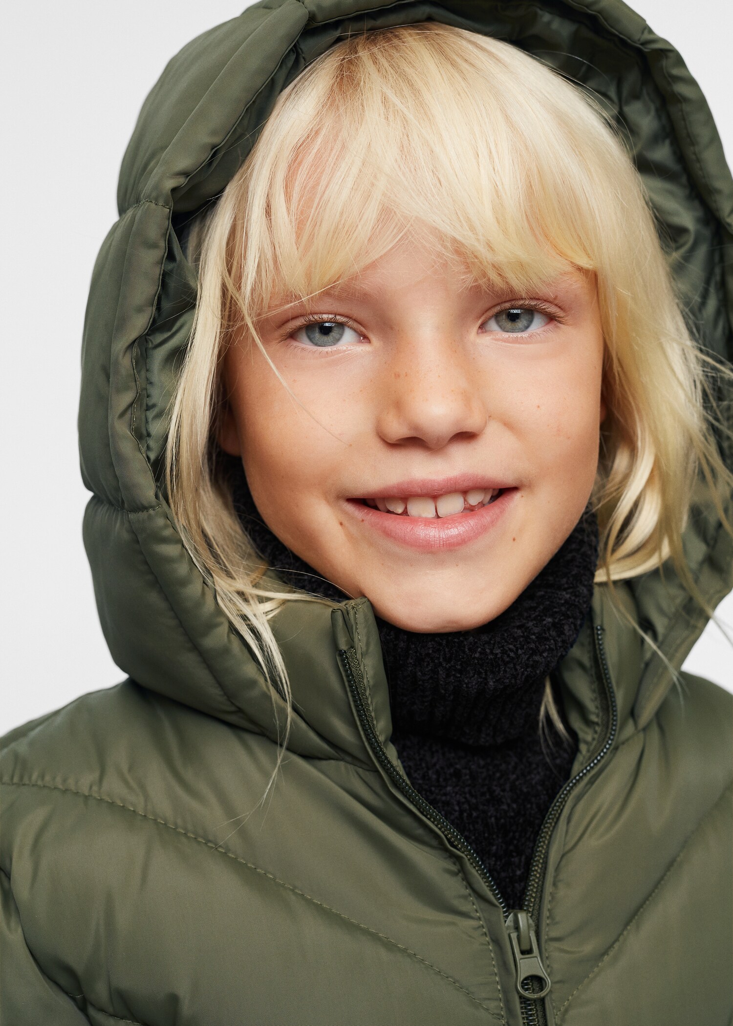 Quilted long coat - Details of the article 4