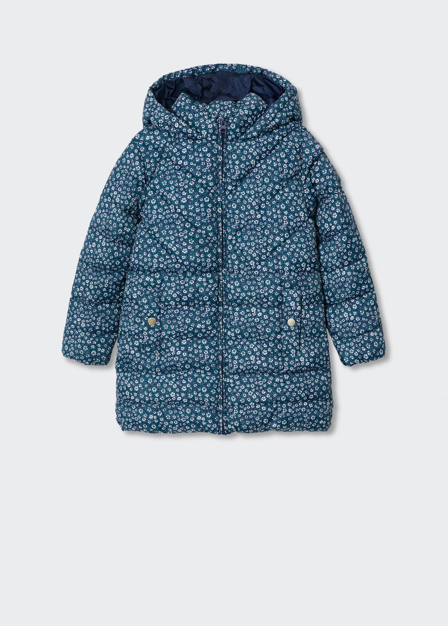 Quilted long coat - Article without model