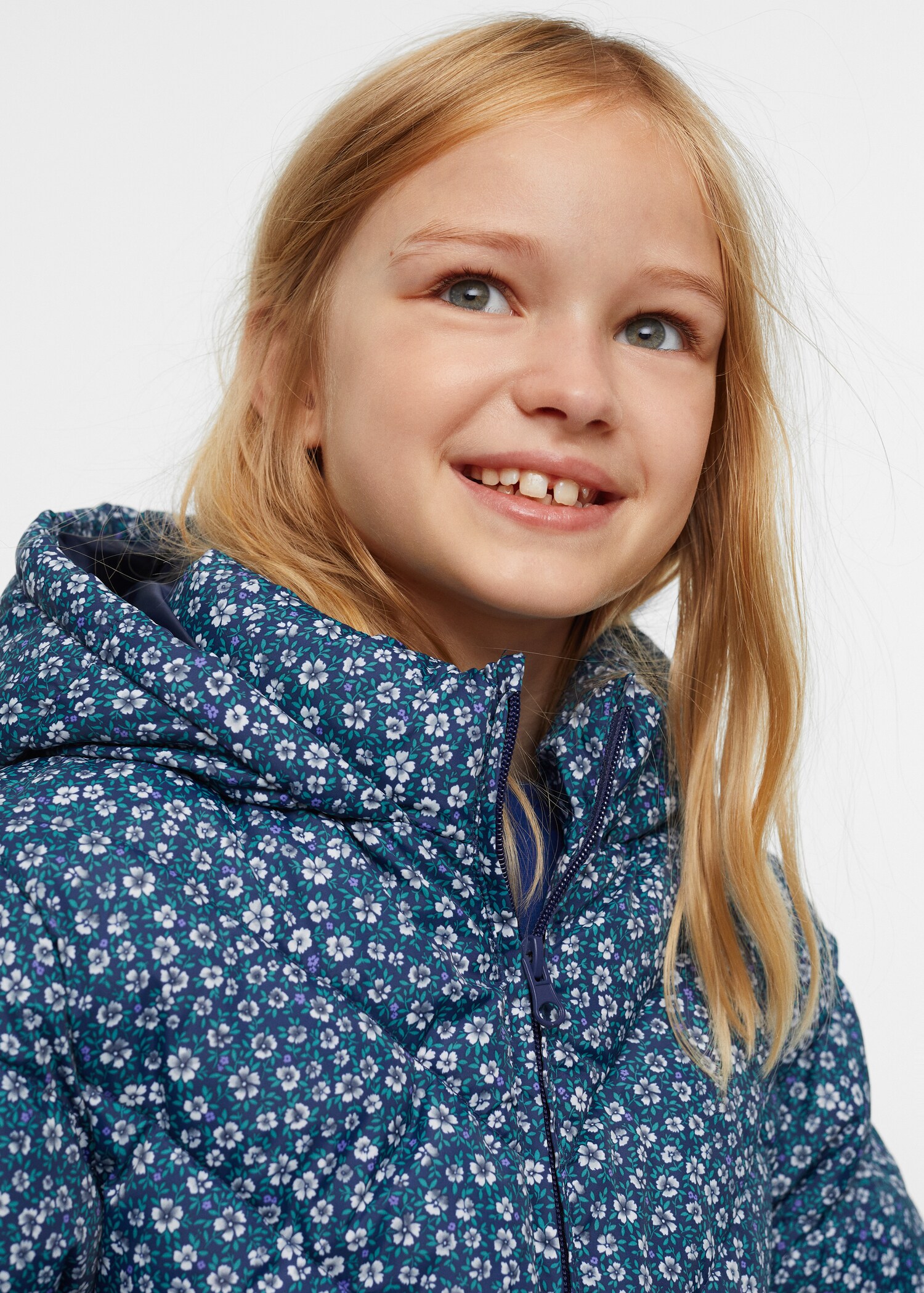 Quilted long coat - Details of the article 4