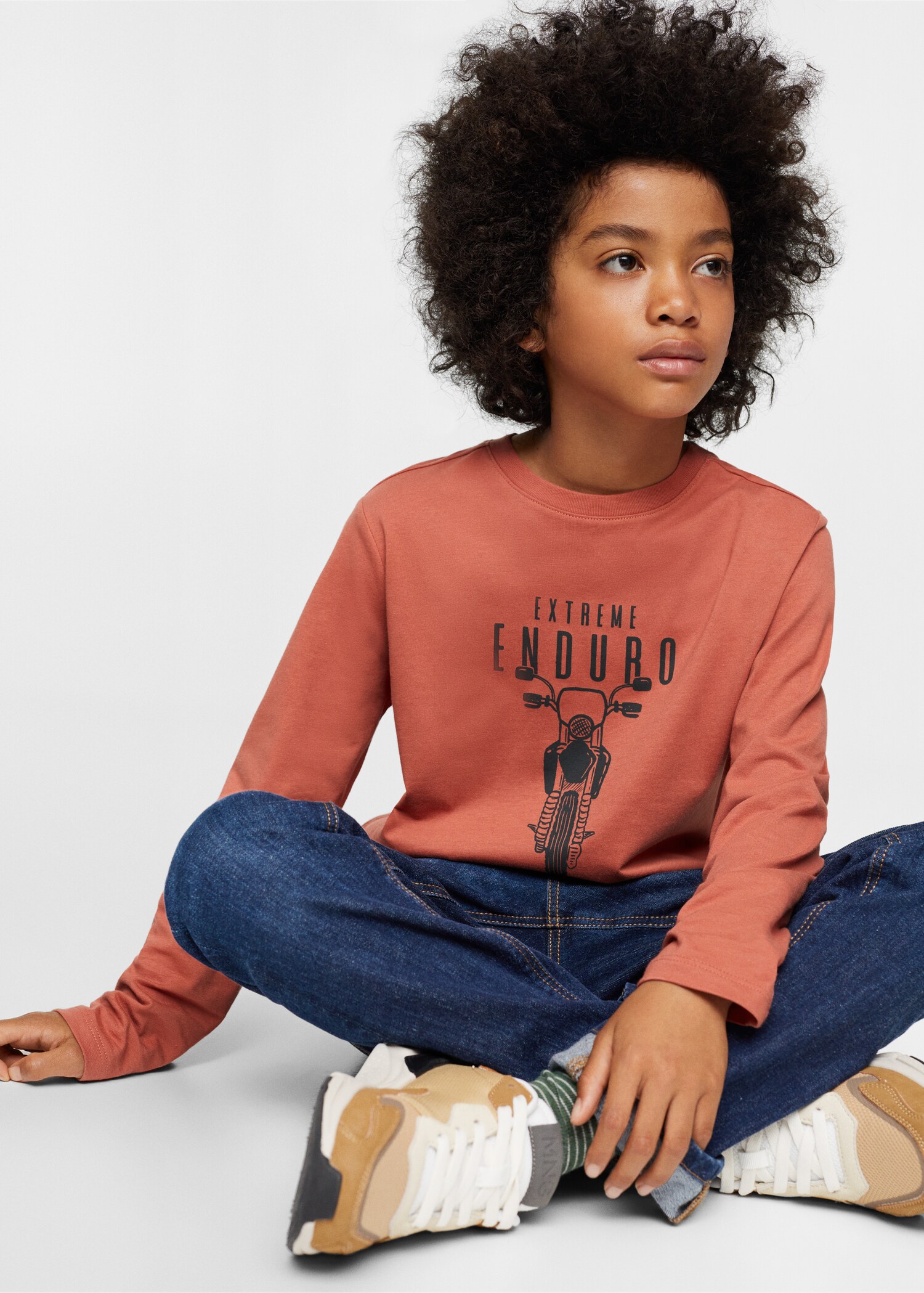 Printed cotton-blend T-shirt - Details of the article 3