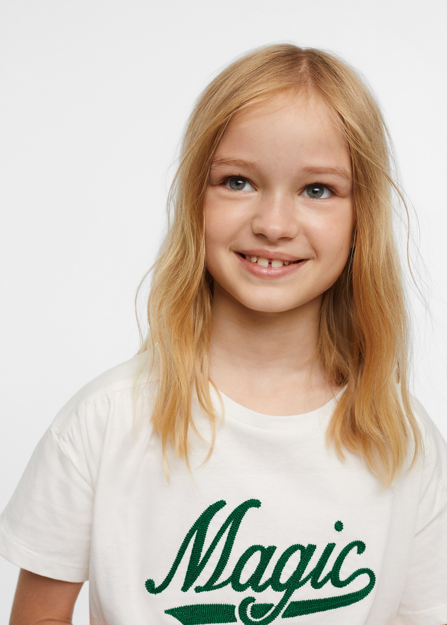 Embroidered cotton T-shirt - Details of the article 4