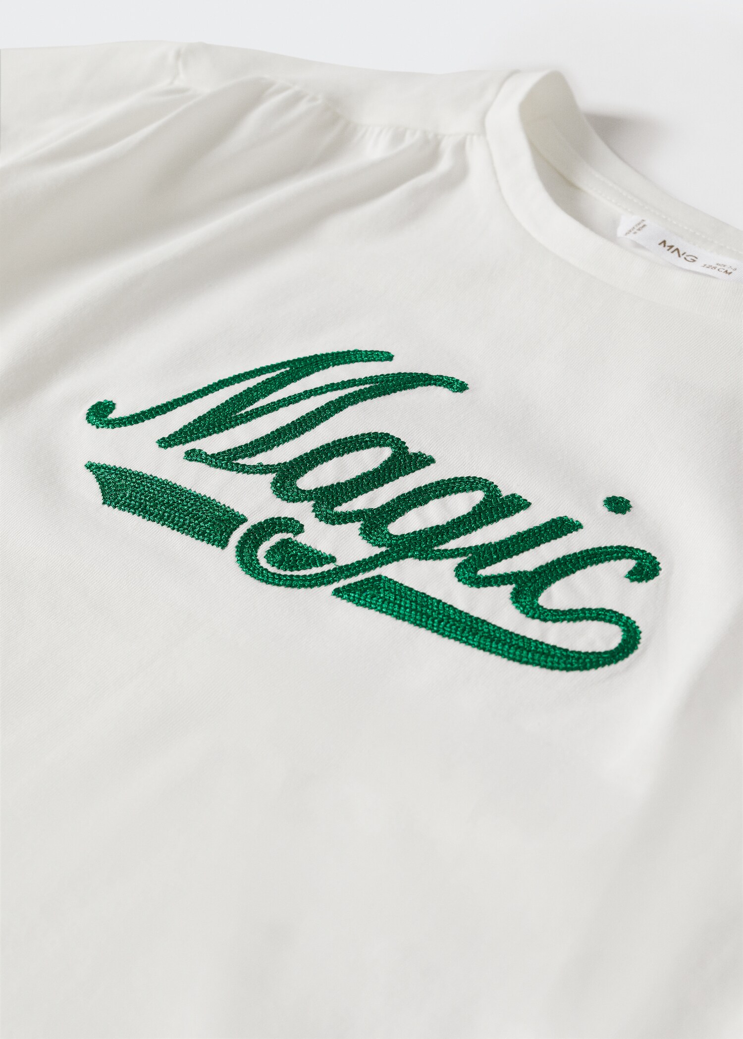 Embroidered cotton T-shirt - Details of the article 8