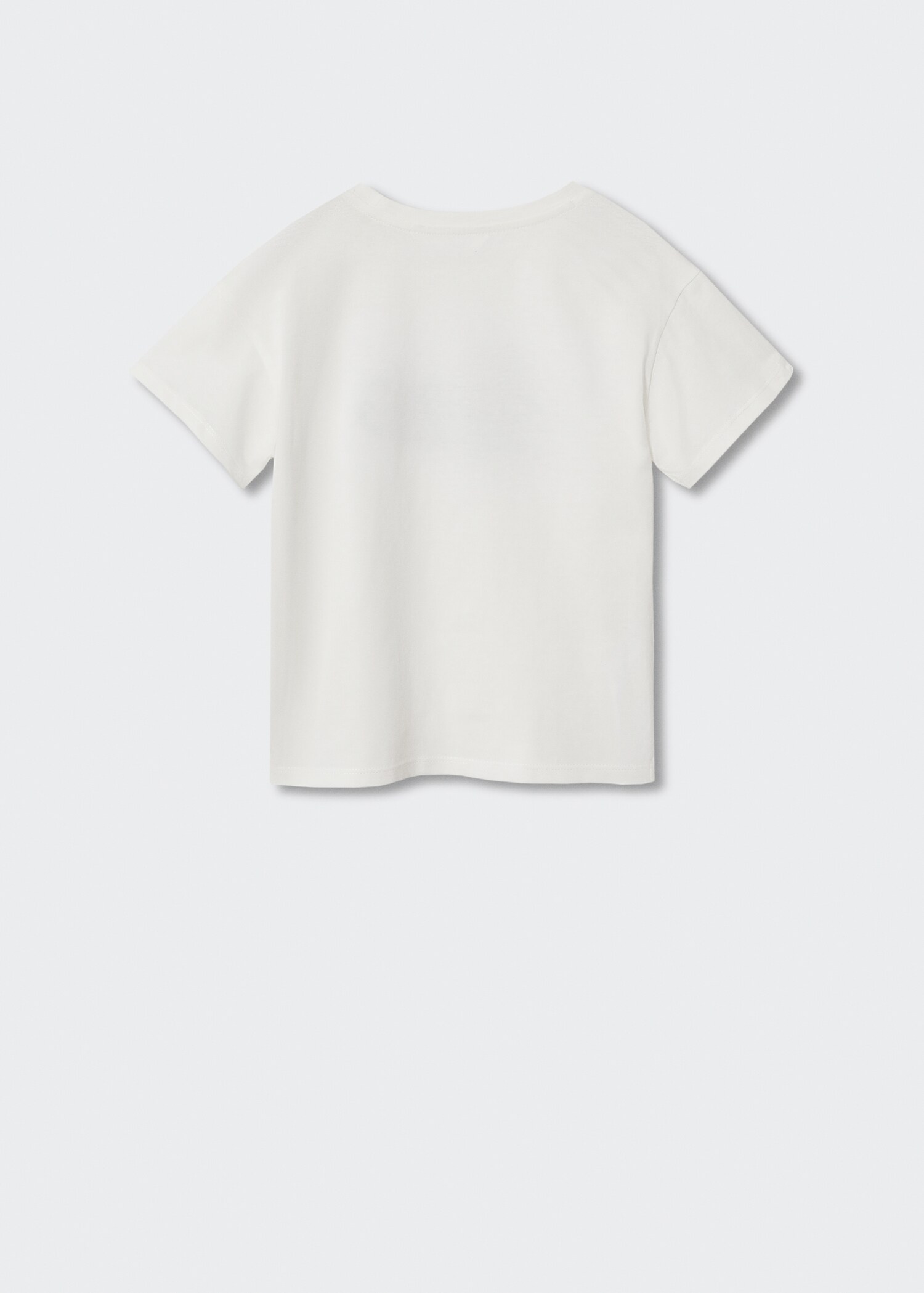 Embroidered cotton T-shirt - Reverse of the article
