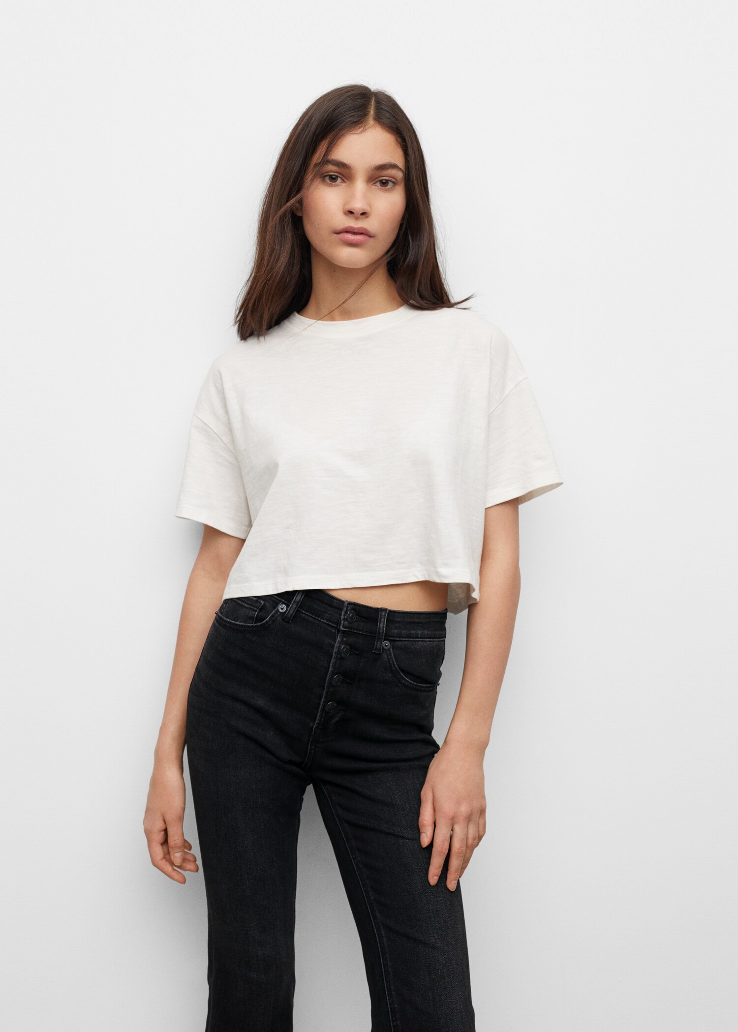 Jeans flare - Plano medio