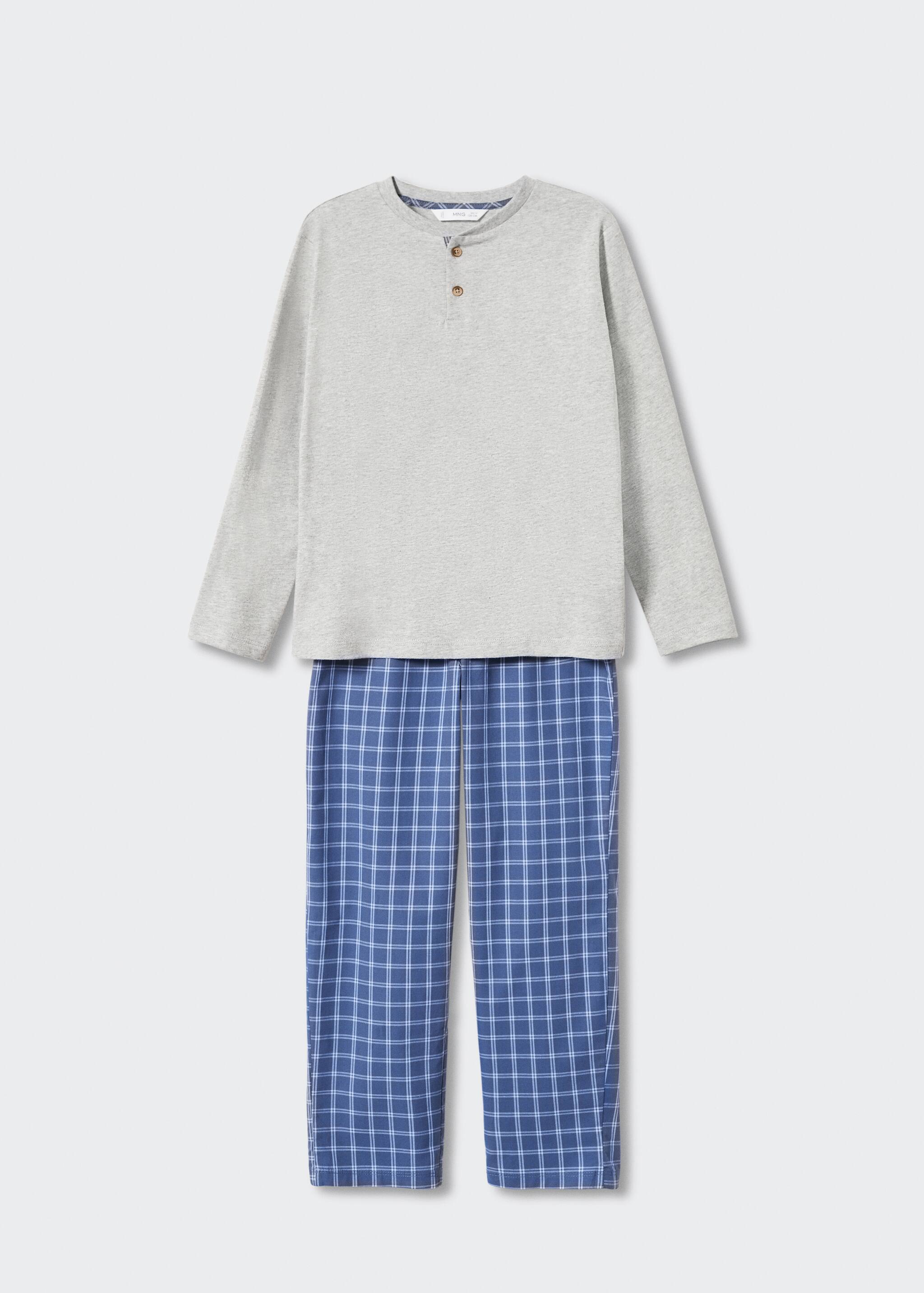 Pyjama long en coton - Article sans modèle