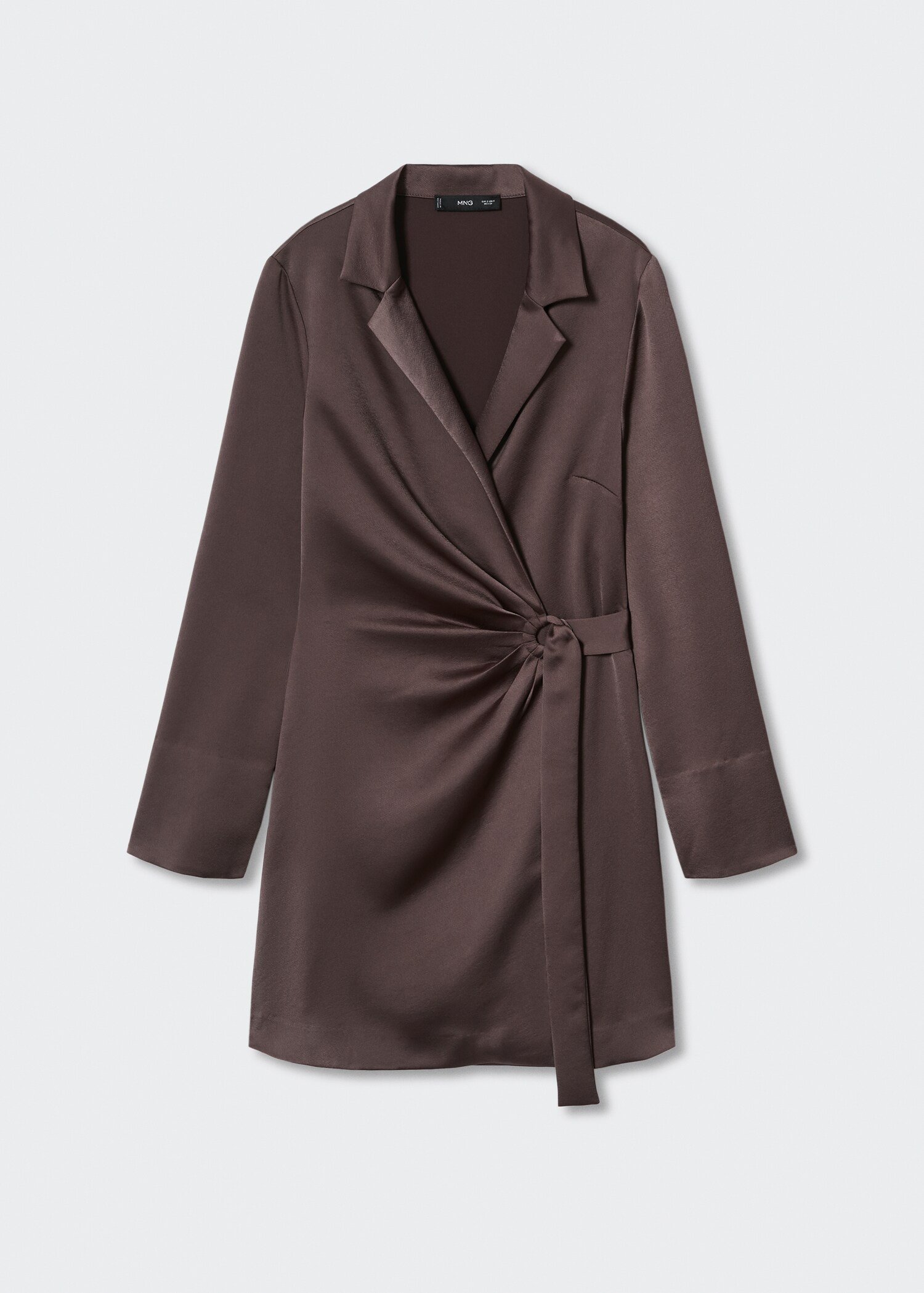 Satin shirt dress - Article without model