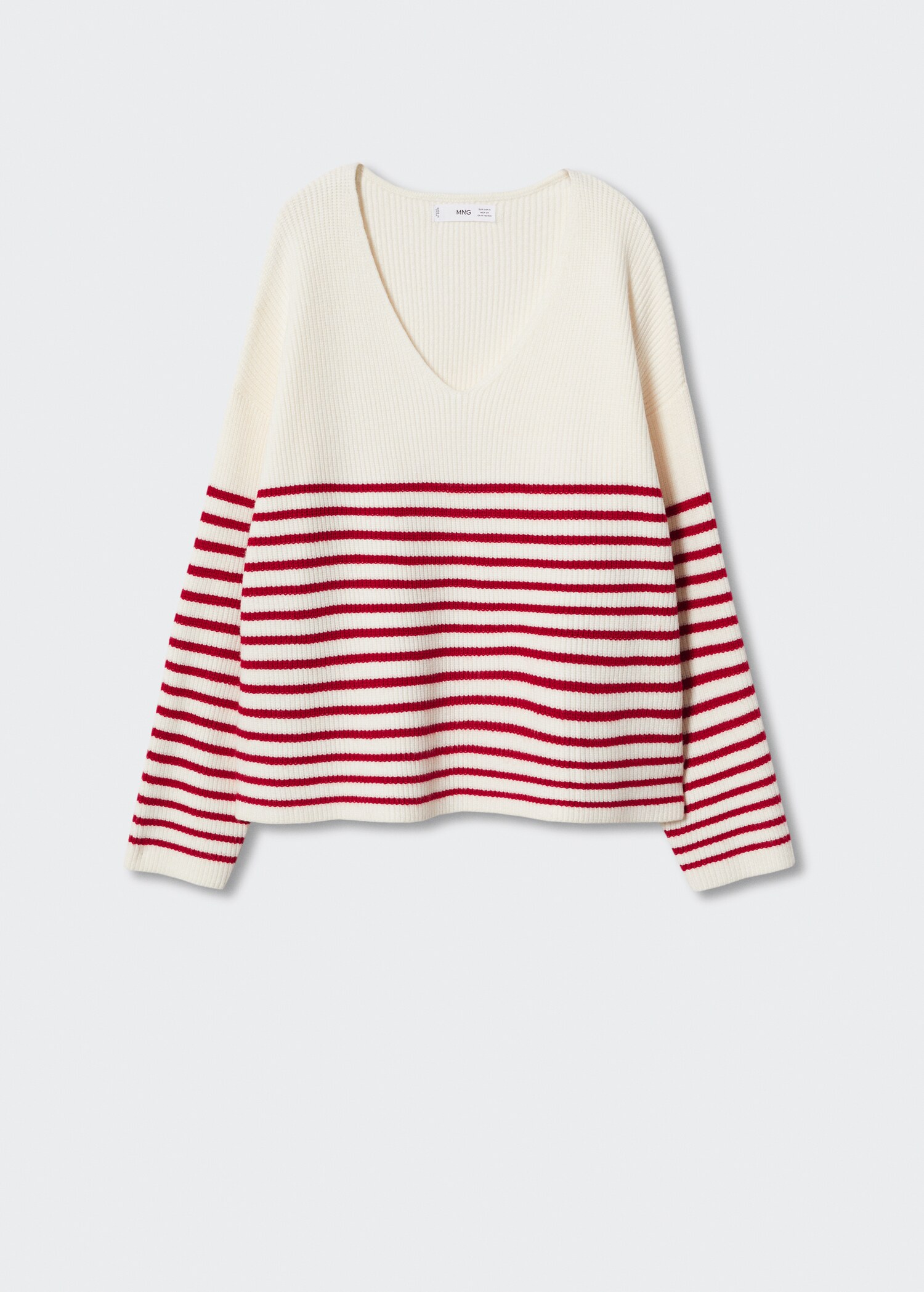 Oversized striped sweater - Article without model