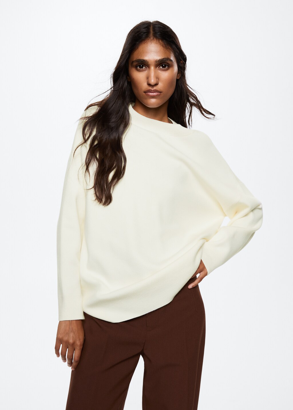 Oversize knit sweater Women MANGO OUTLET Estonia