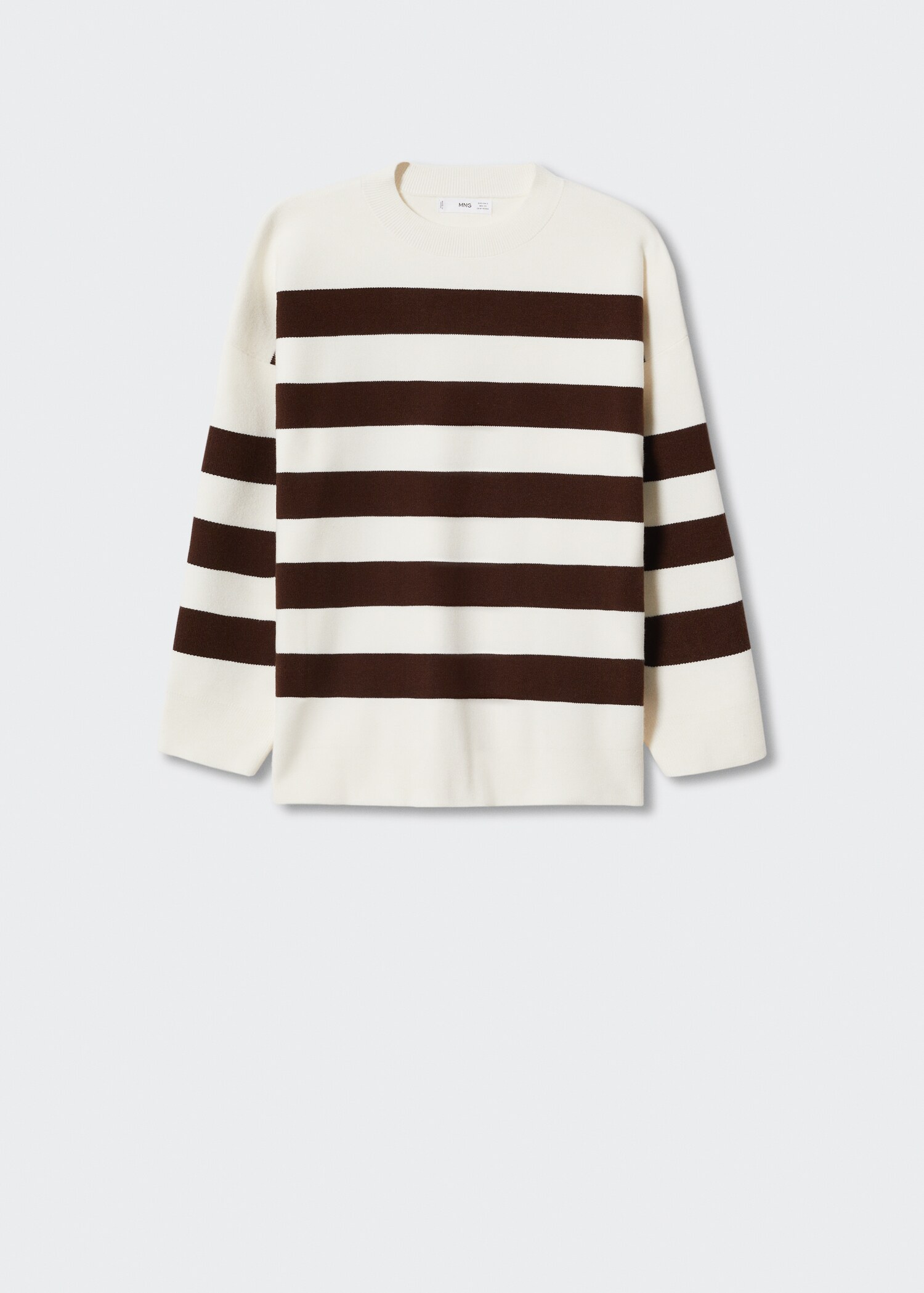 Striped knit sweater - Article without model