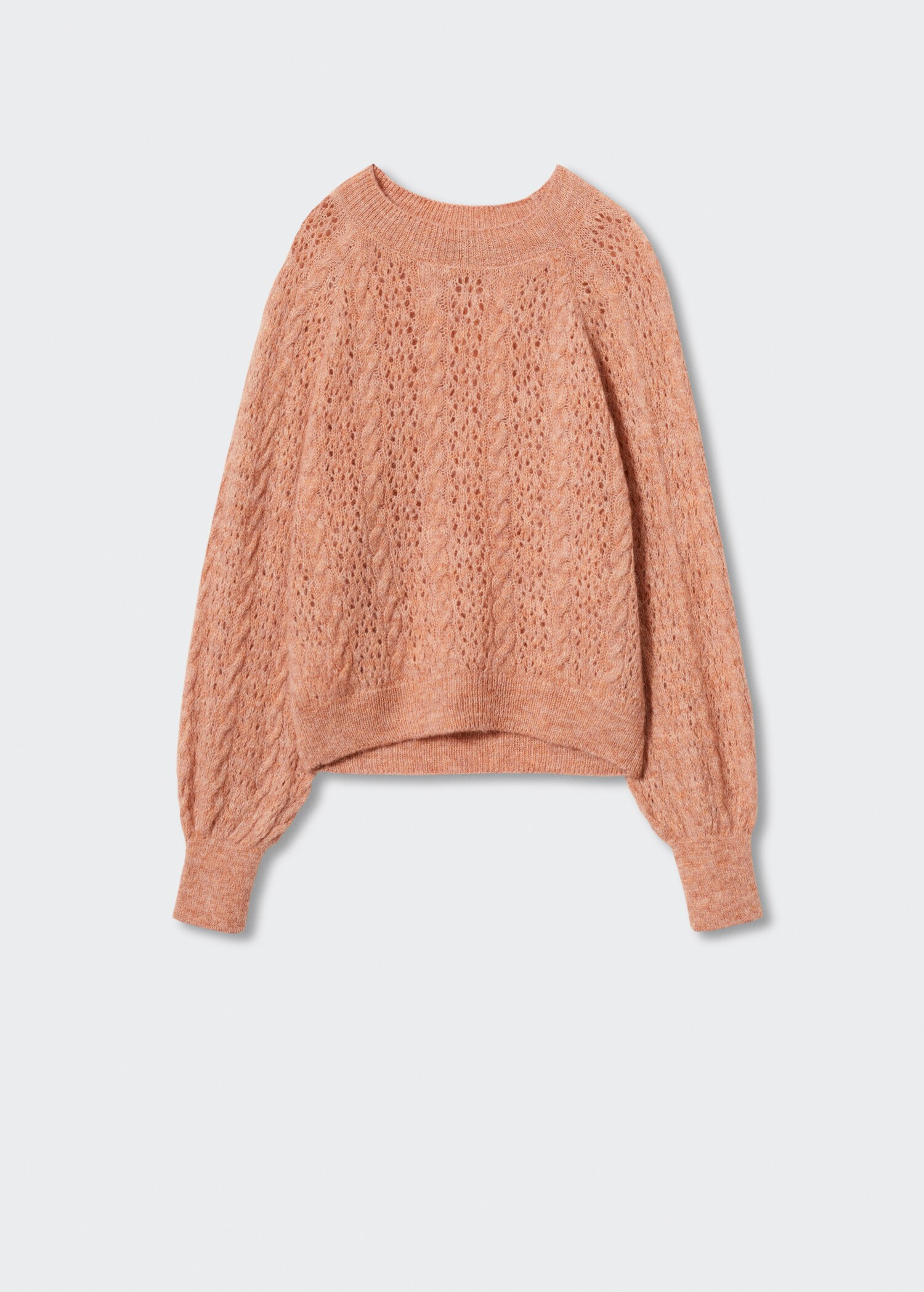 Openwork knit sweater - Article without model