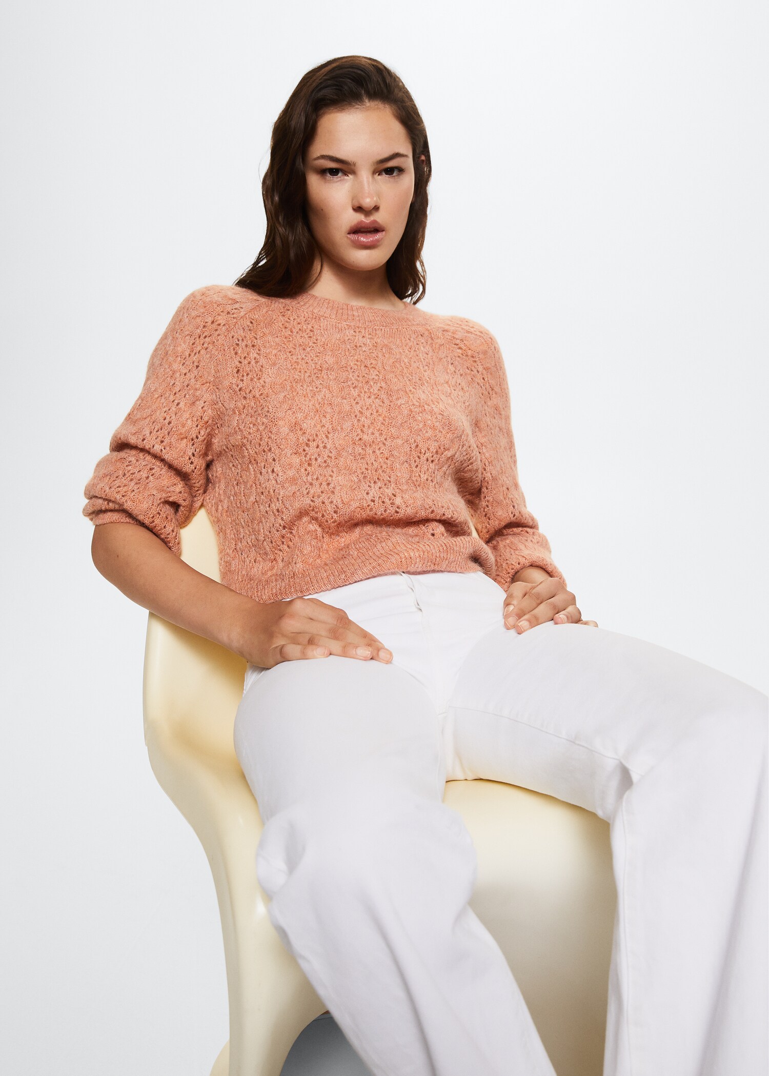 Openwork knit sweater - Details of the article 2