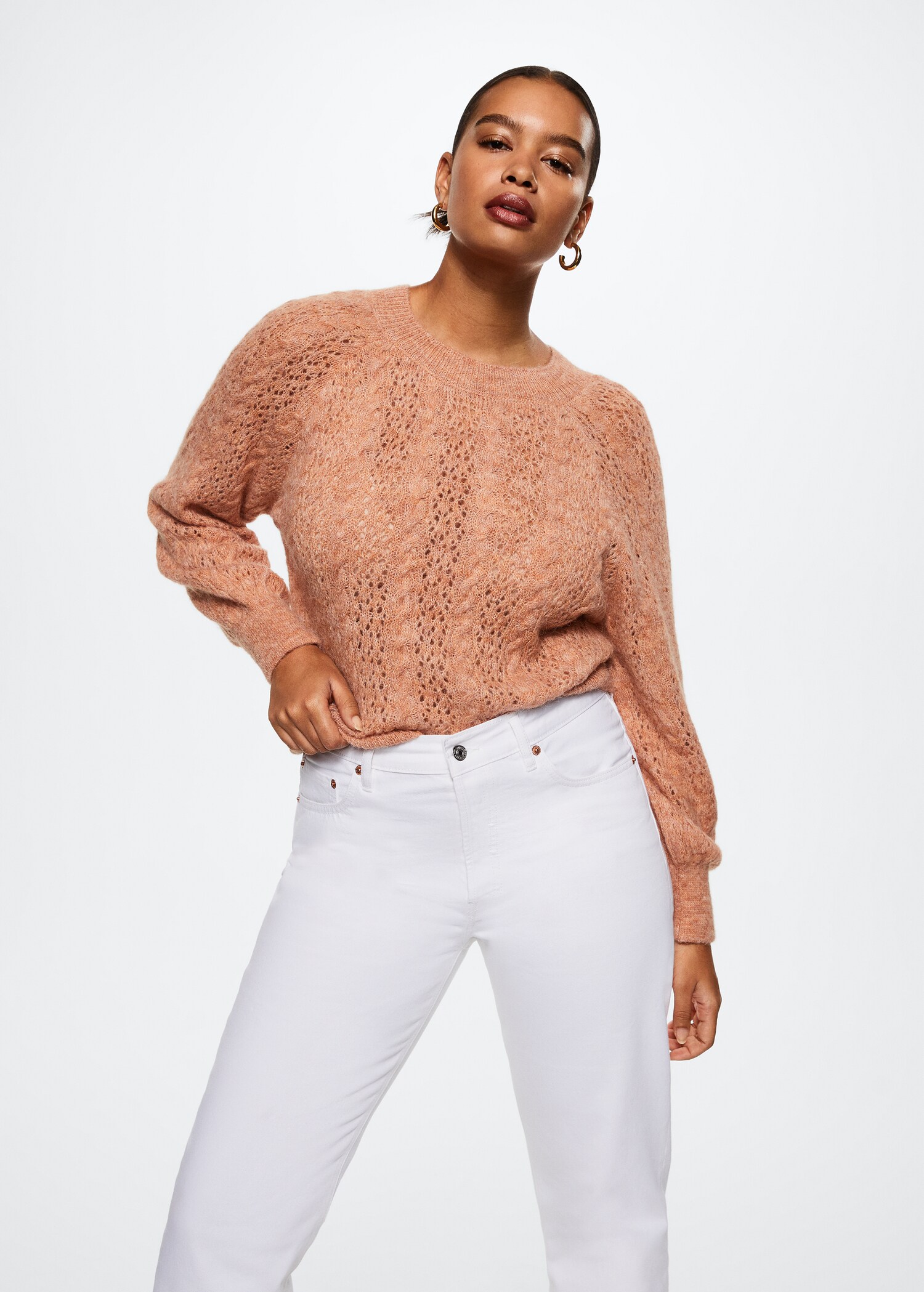 Openwork knit sweater - Details of the article 5