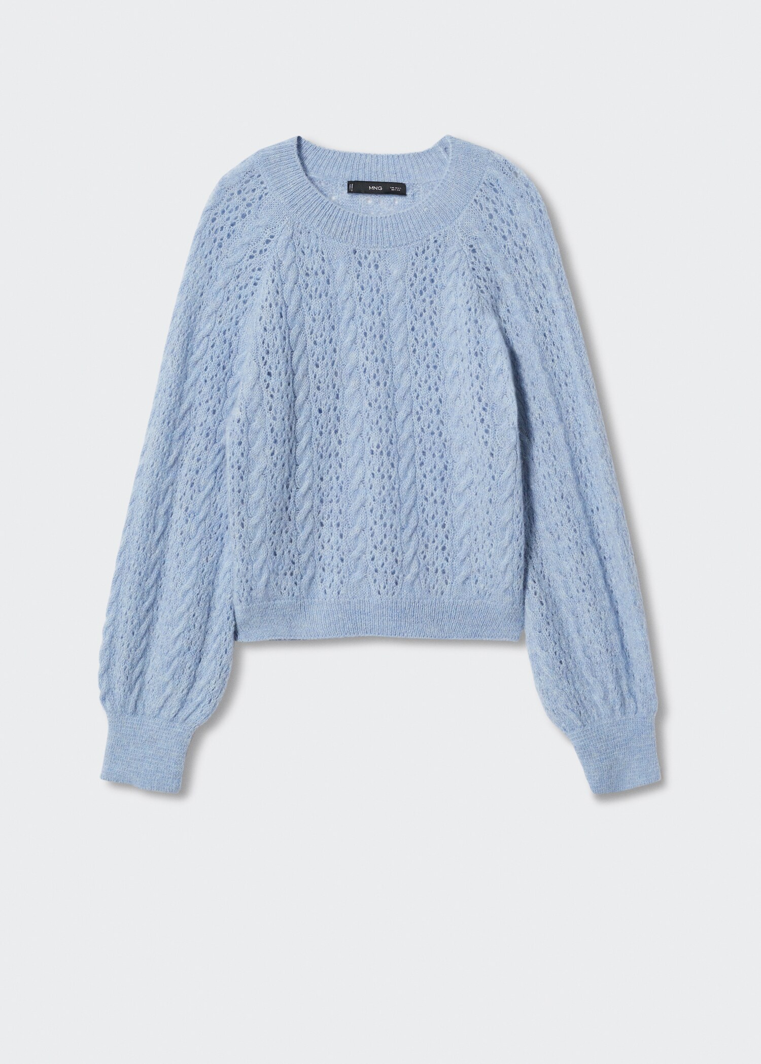 Openwork knit sweater - Article without model
