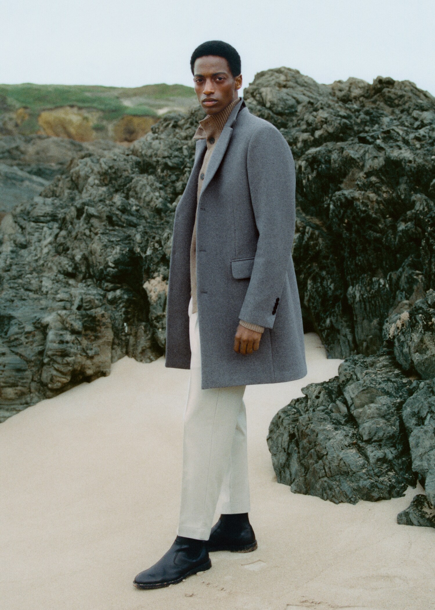Manteau long laine recyclée - Détail de l'article 5