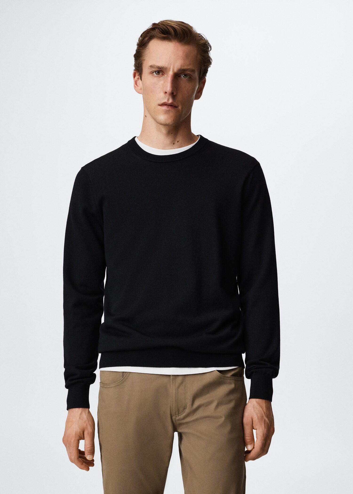 Pullover lana merino lavabile - Piano medio