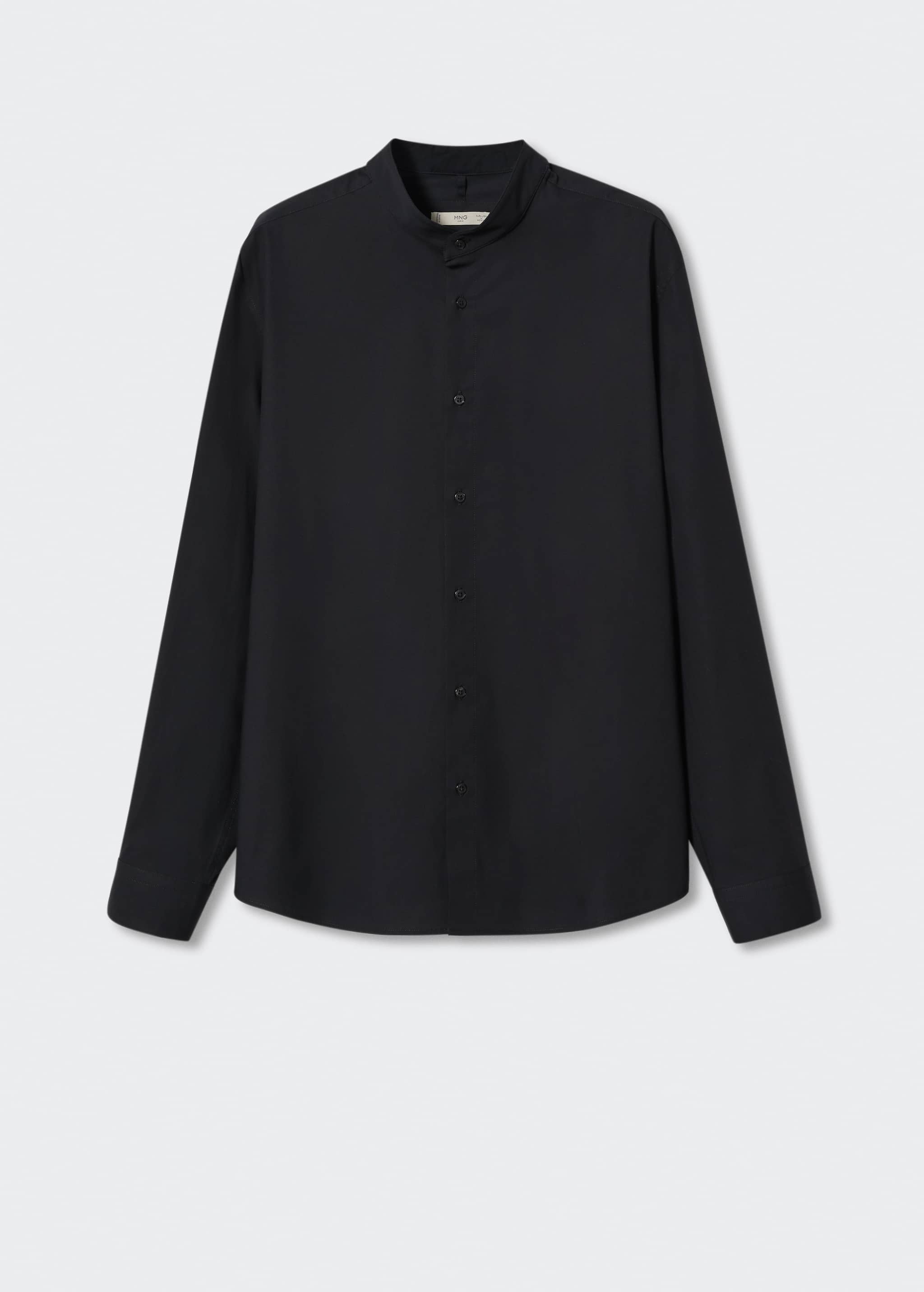 Regular fit Mao collar shirt - Article without model