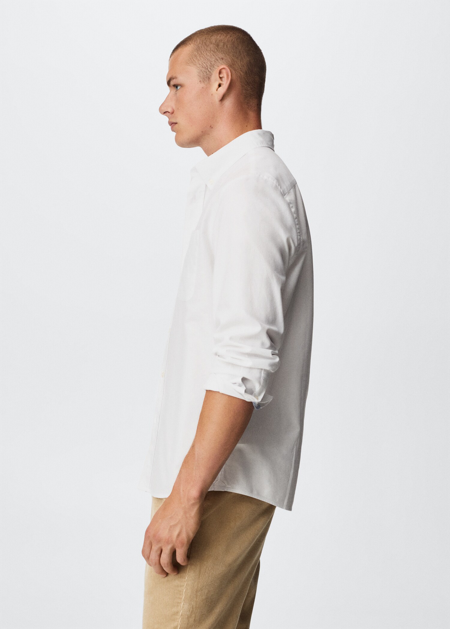 Regular fit Oxford cotton shirt - Details of the article 2