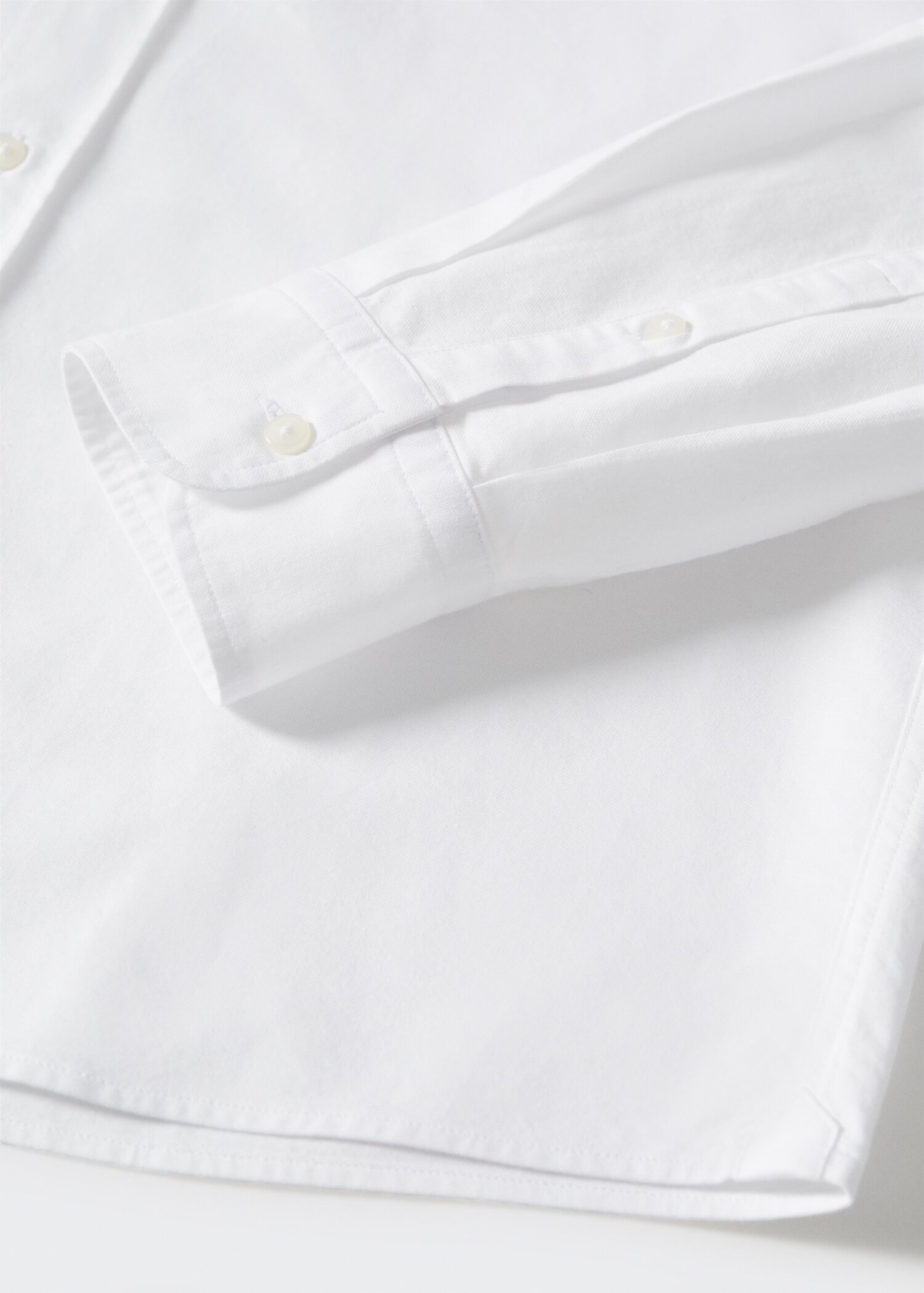 Regular fit Oxford cotton shirt - Details of the article 7