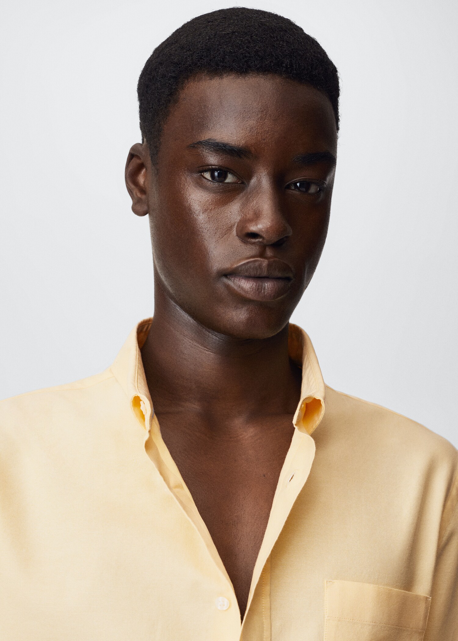 Regular fit Oxford cotton shirt - Details of the article 1