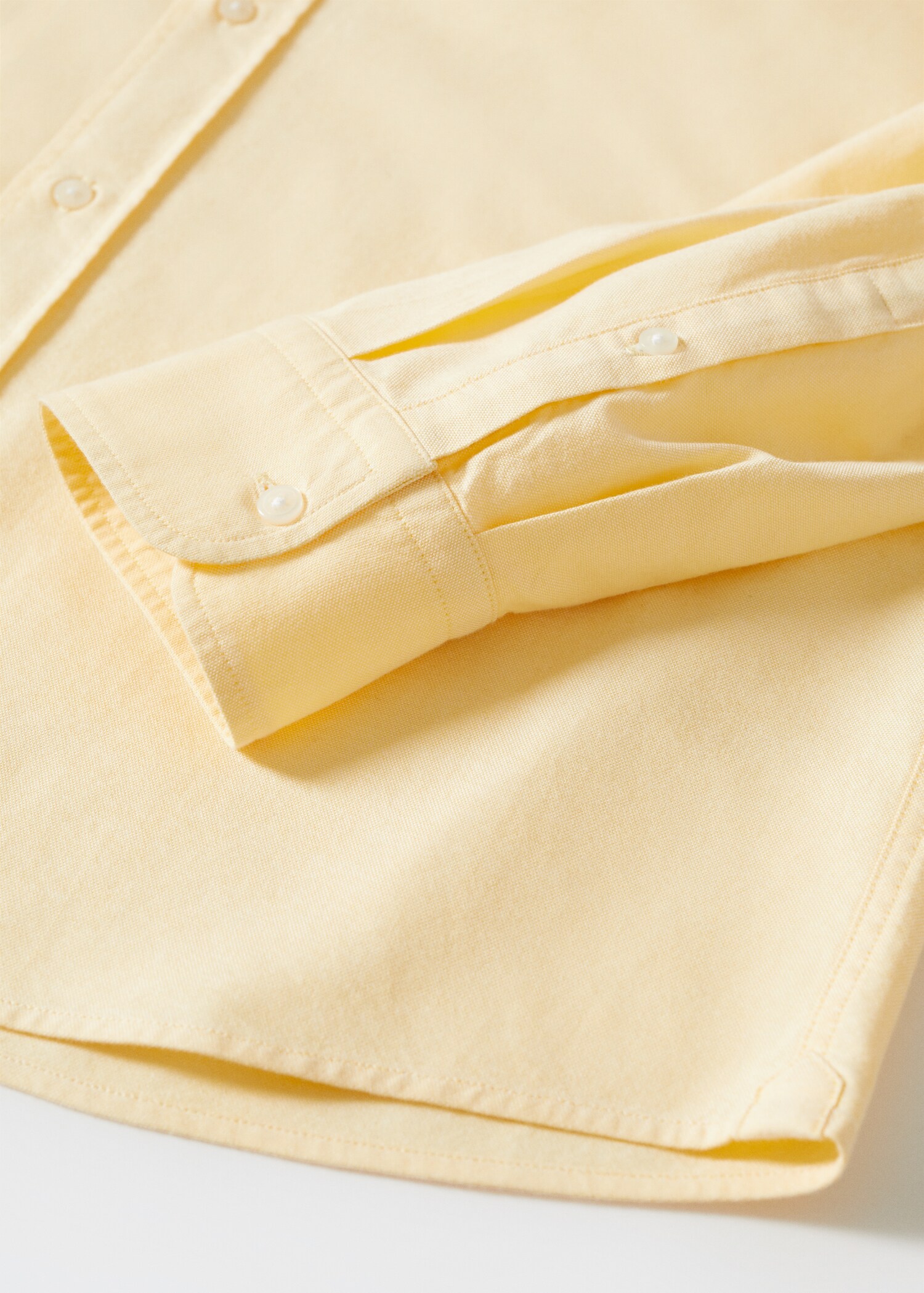 Regular fit Oxford cotton shirt - Details of the article 7