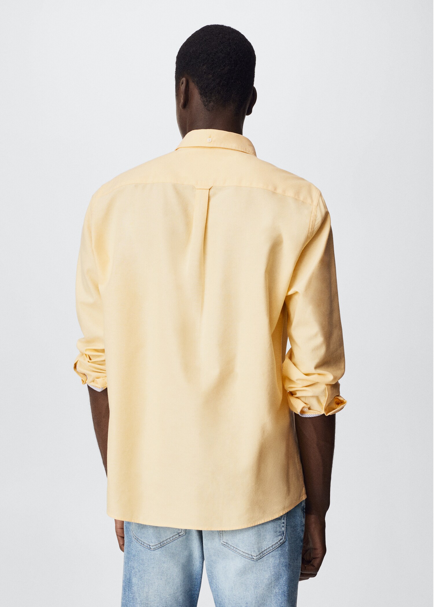 Regular fit Oxford cotton shirt - Reverse of the article