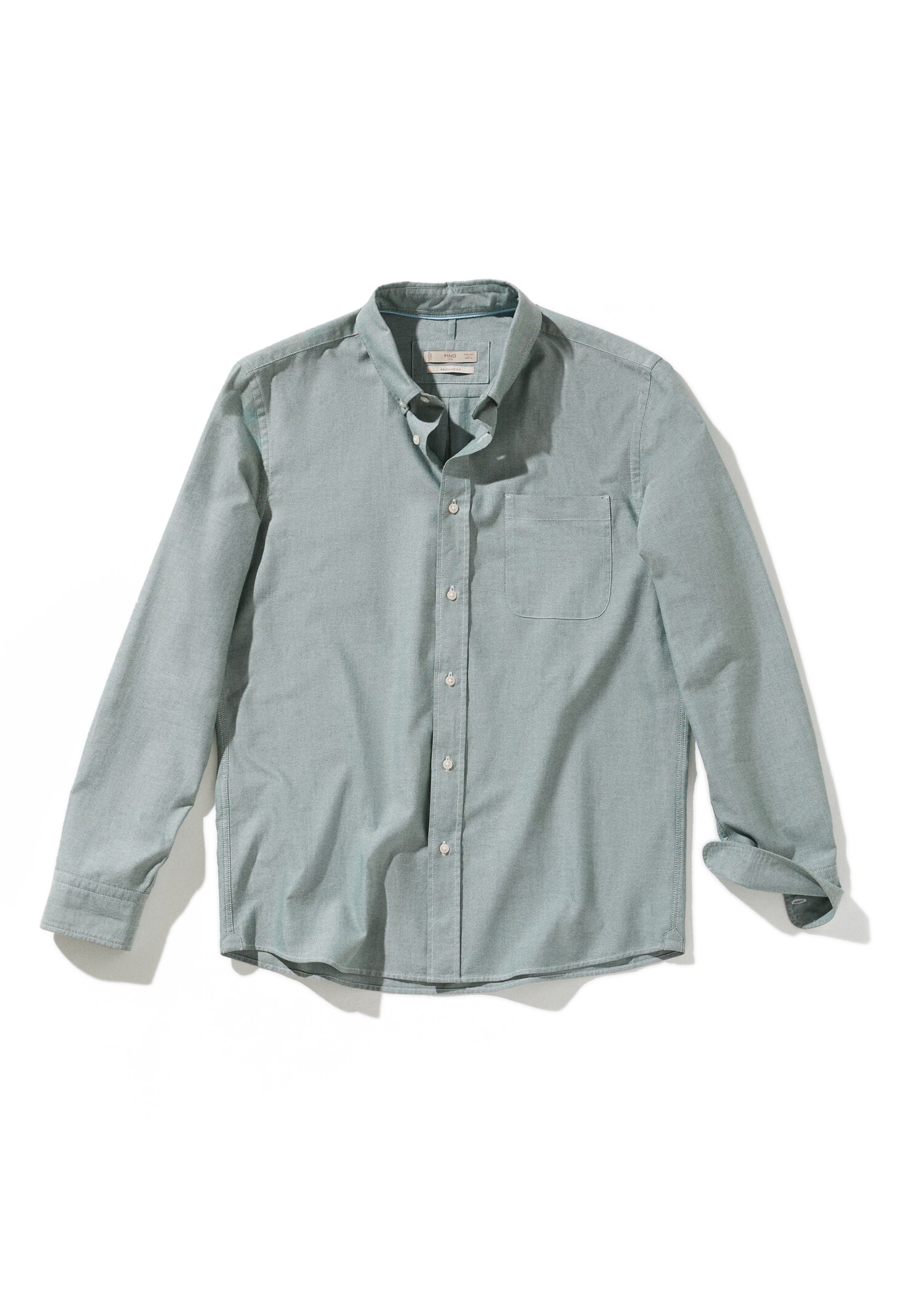 Regular fit Oxford cotton shirt - Details of the article 9