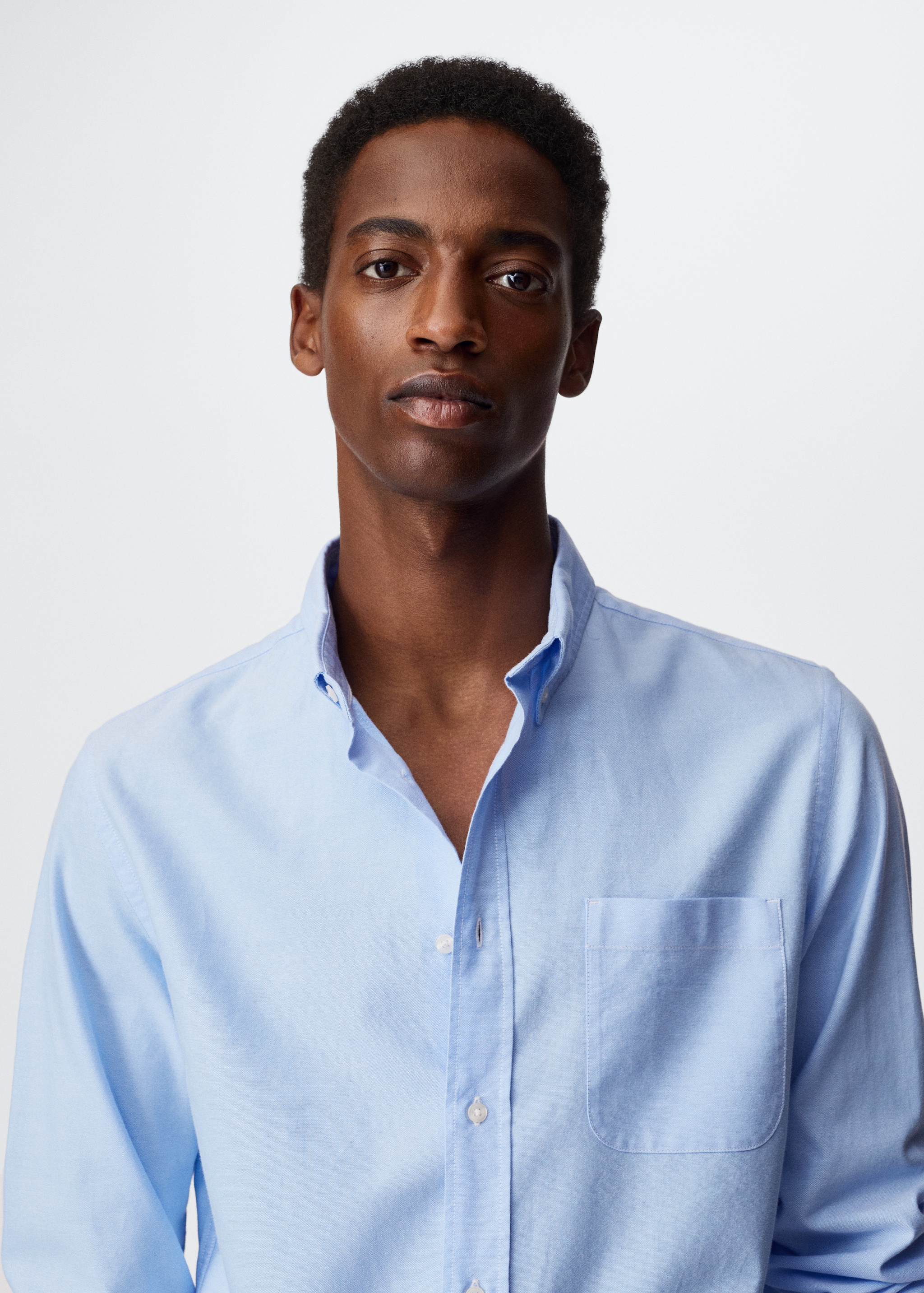 Regular fit Oxford cotton shirt - Details of the article 4