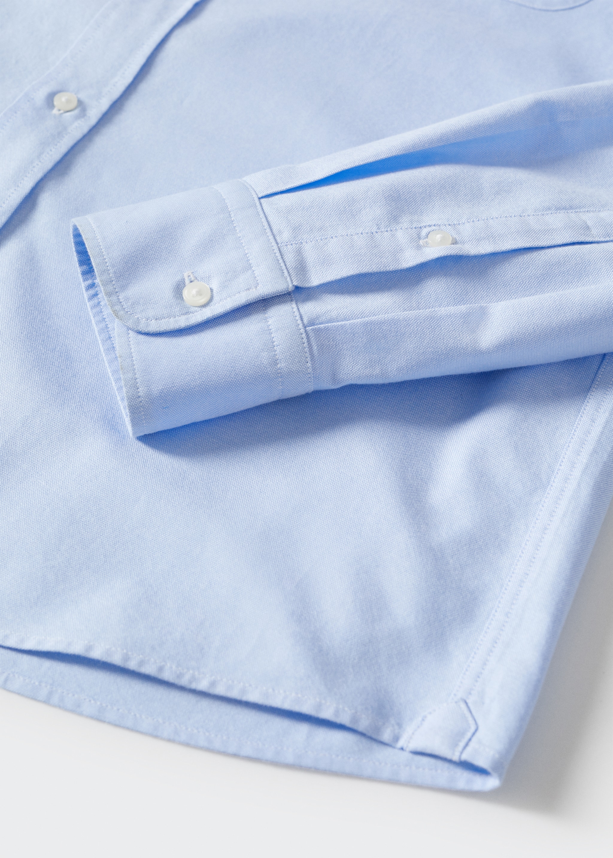 Regular fit Oxford cotton shirt - Details of the article 7