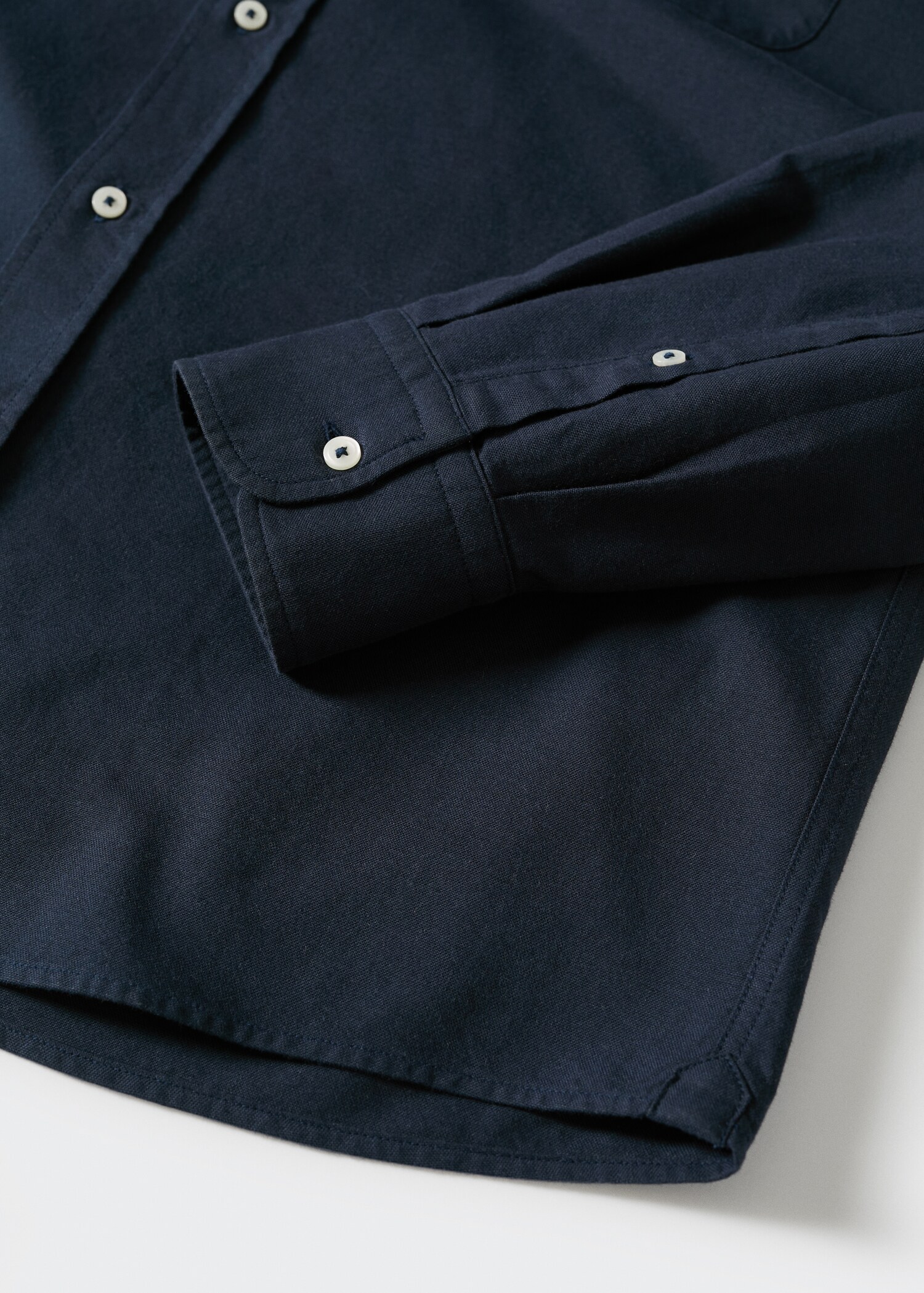 Regular fit Oxford cotton shirt - Details of the article 7