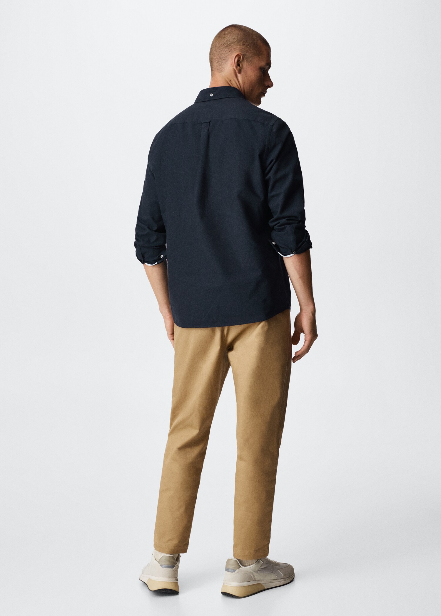 Regular fit Oxford cotton shirt - Reverse of the article