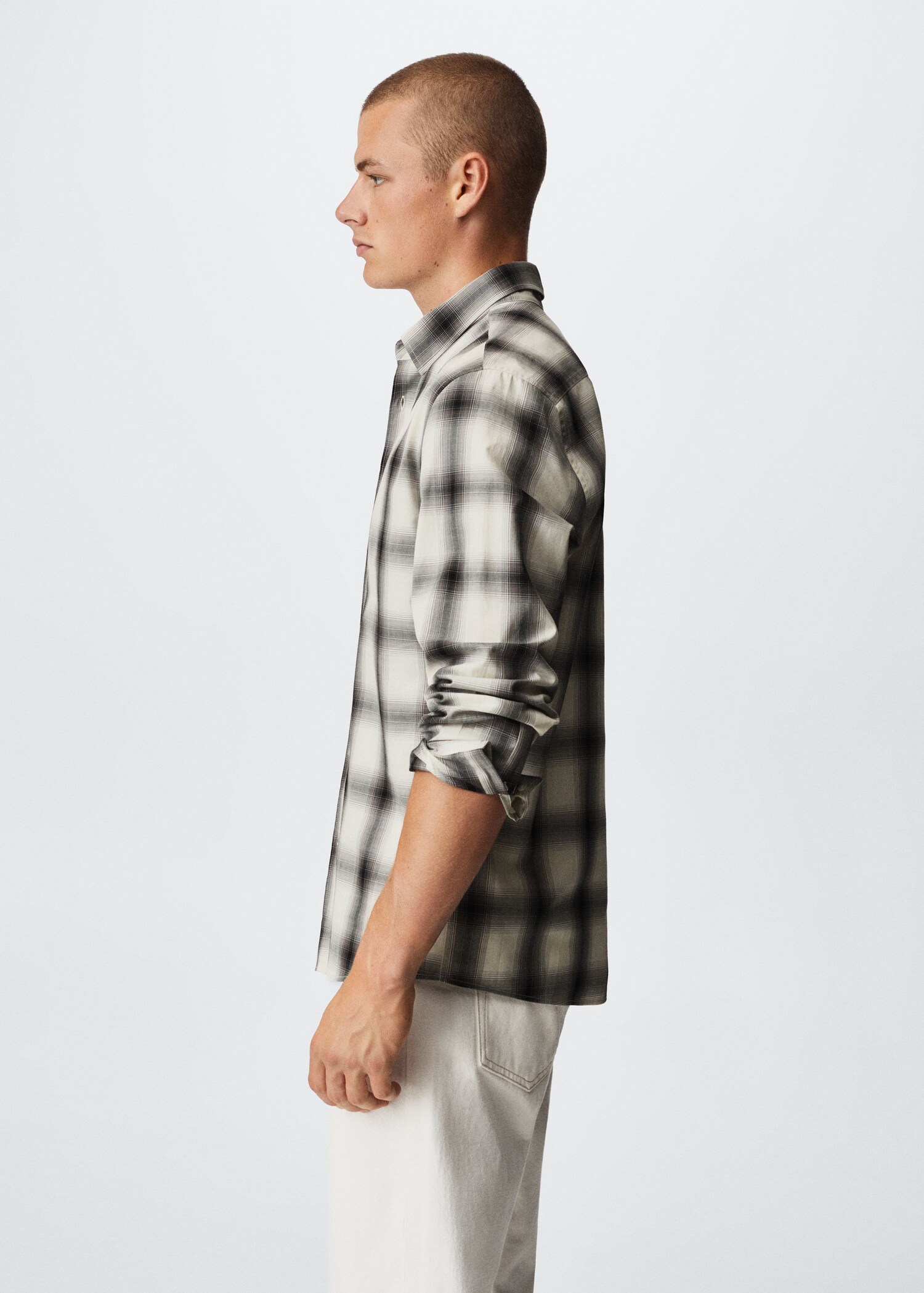 Camicia regular fit cotone quadri - Dettaglio dell'articolo 2