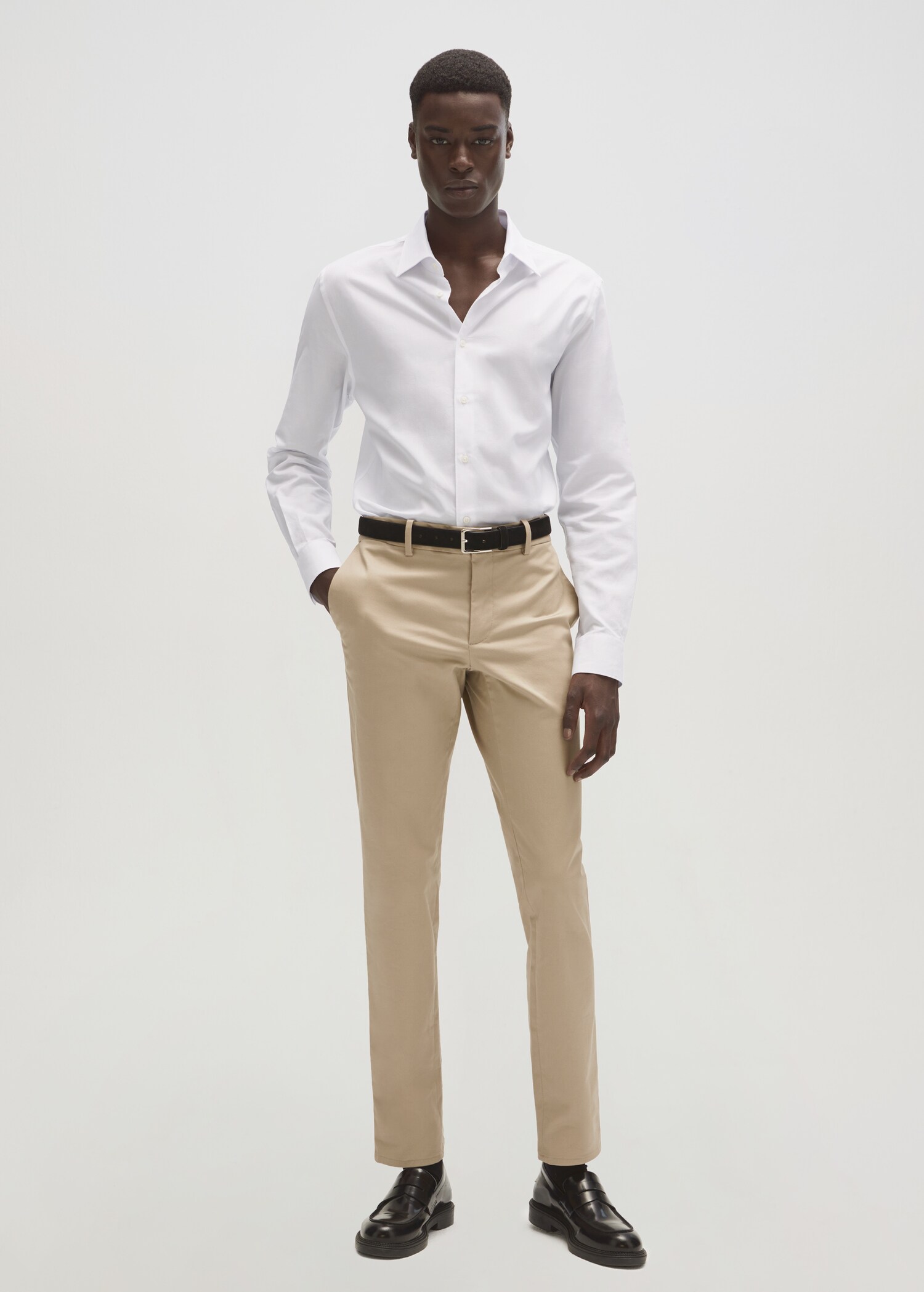 Slim fit cotton shirt - Details of the article 7