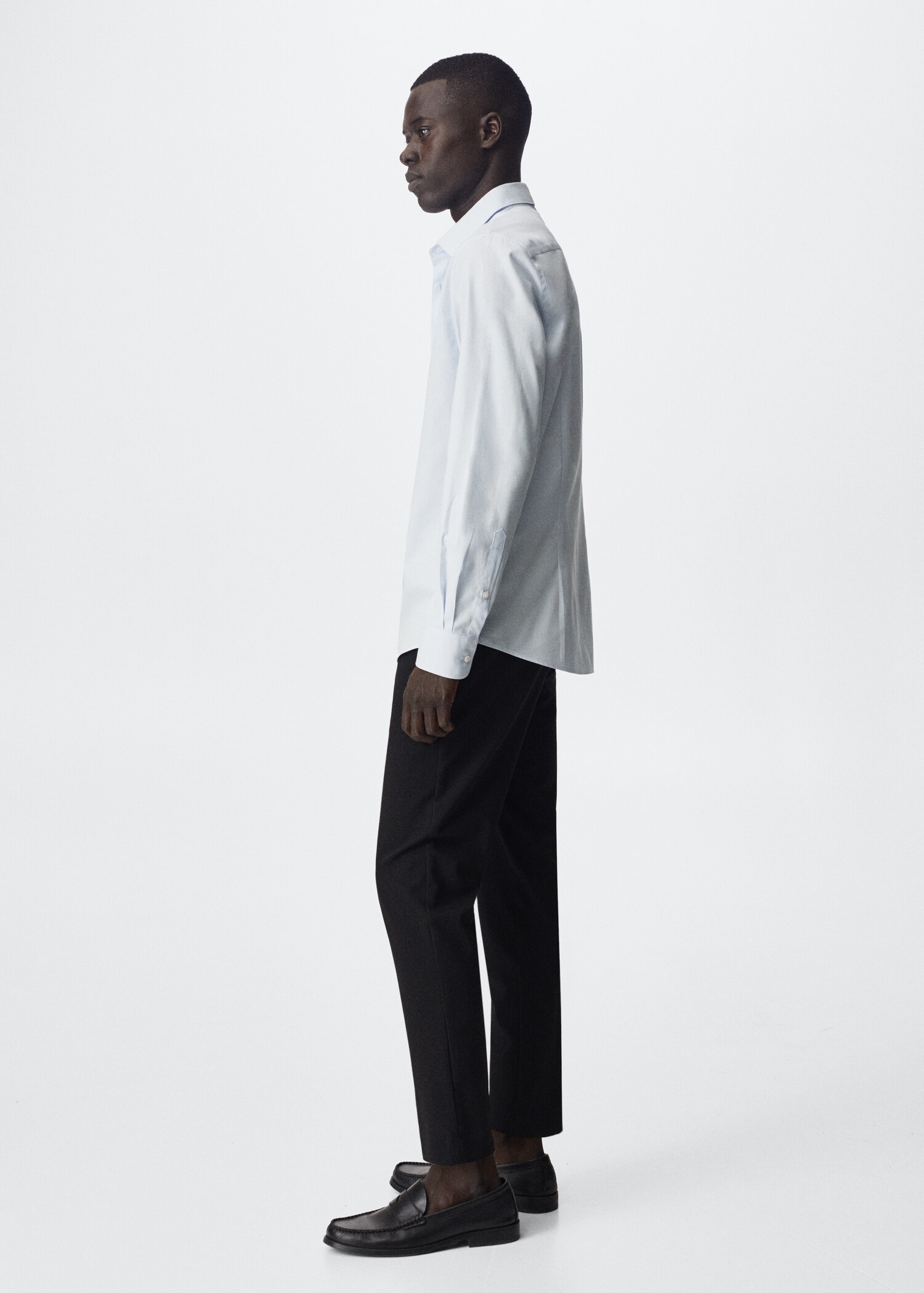 Slim fit cotton shirt - Details of the article 2