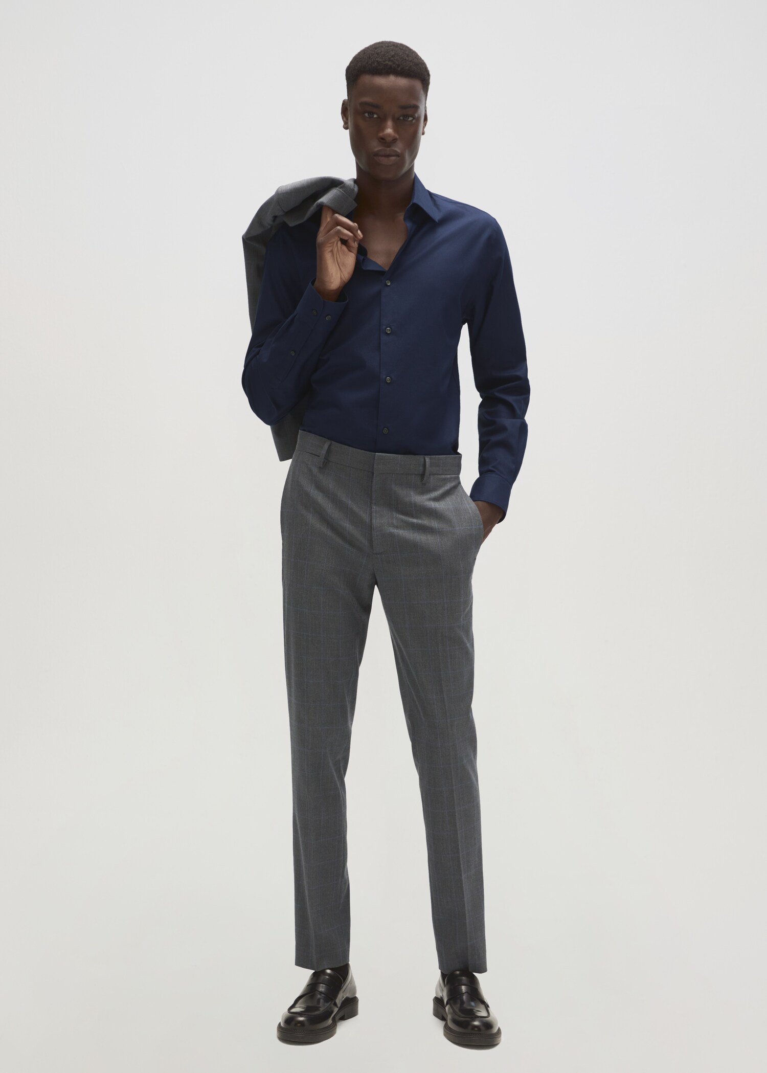 Slim fit cotton shirt - Details of the article 7