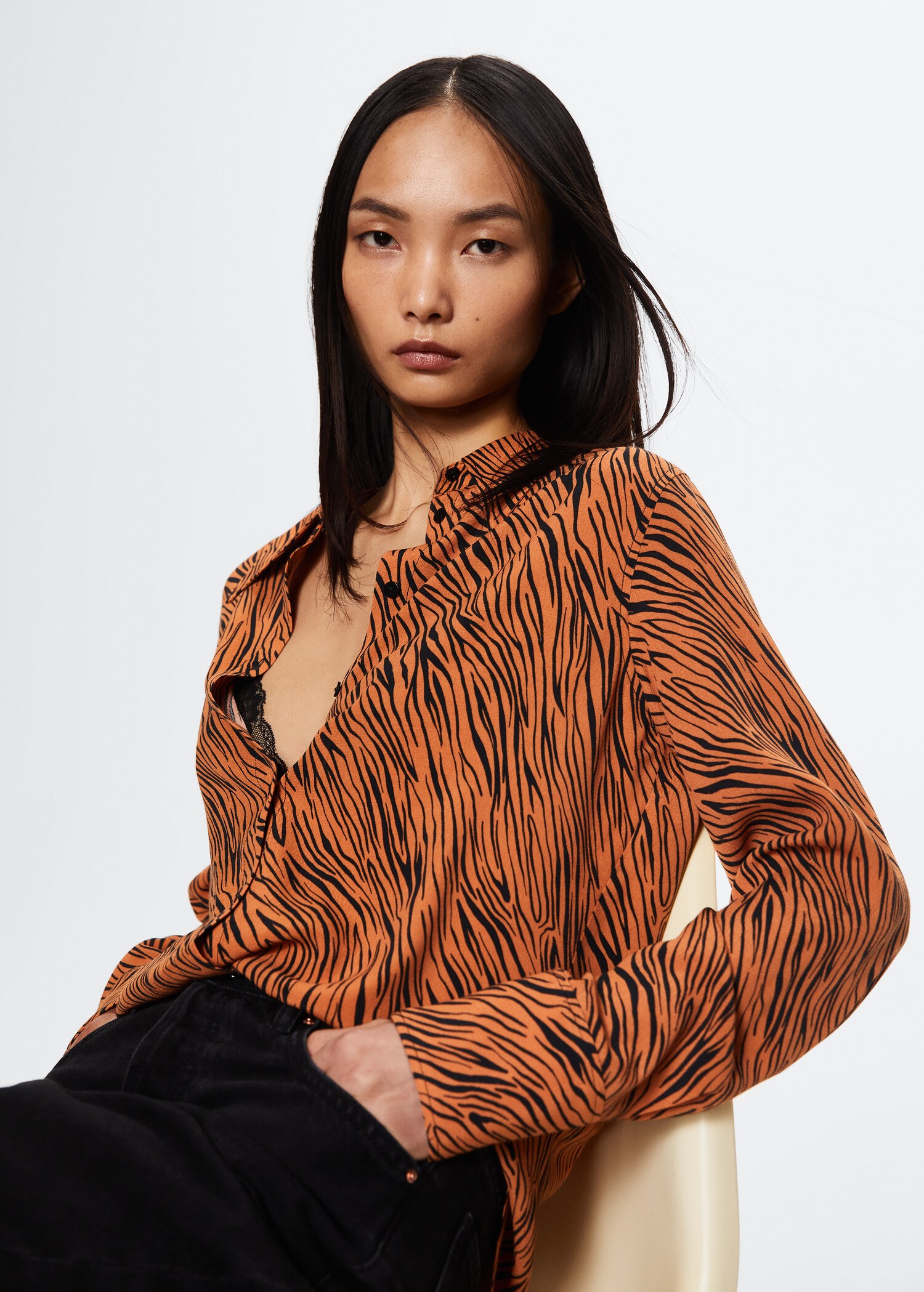 Animal print shirt - Details of the article 1