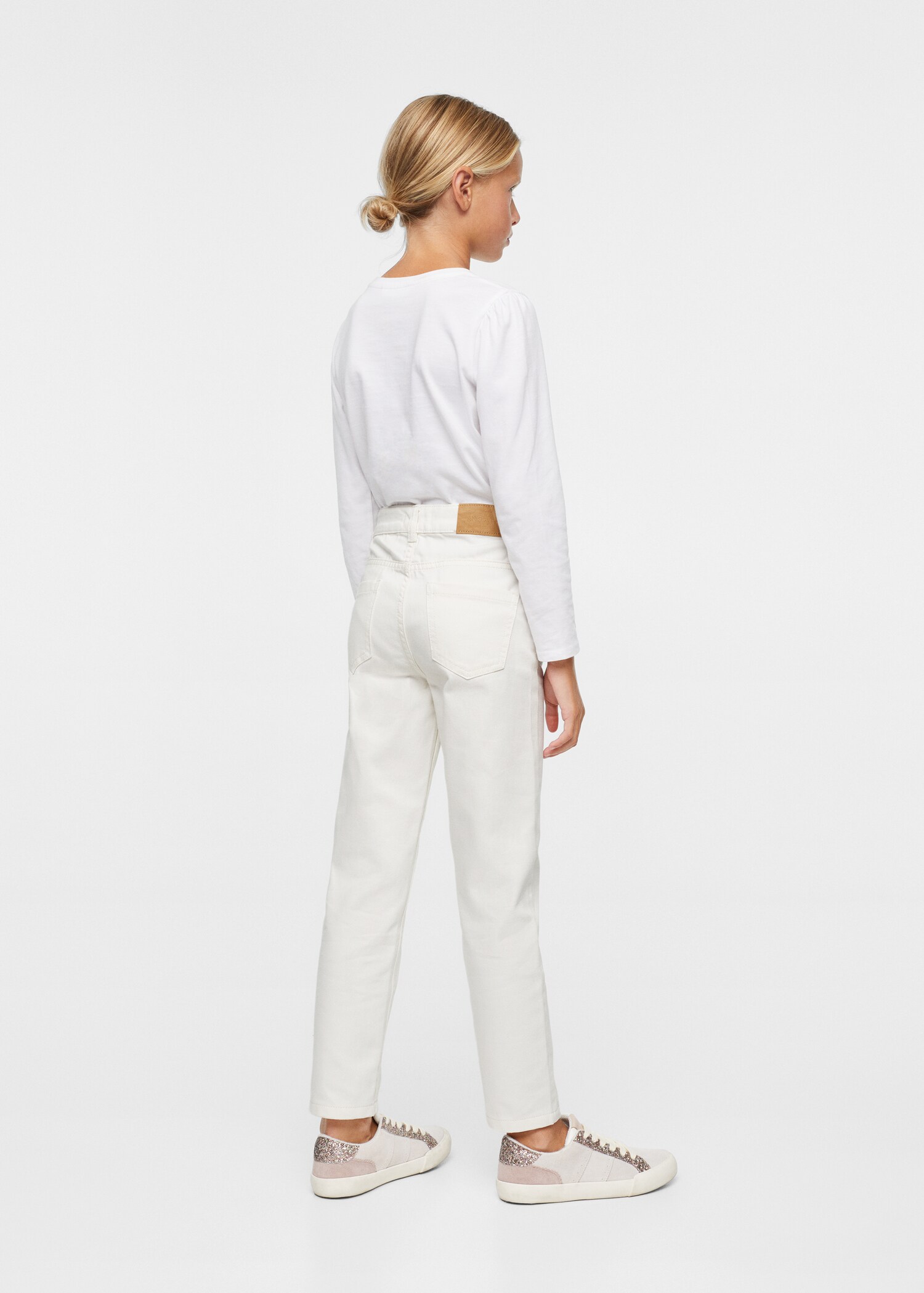 Cotton mom-fit jeans - Details of the article 3