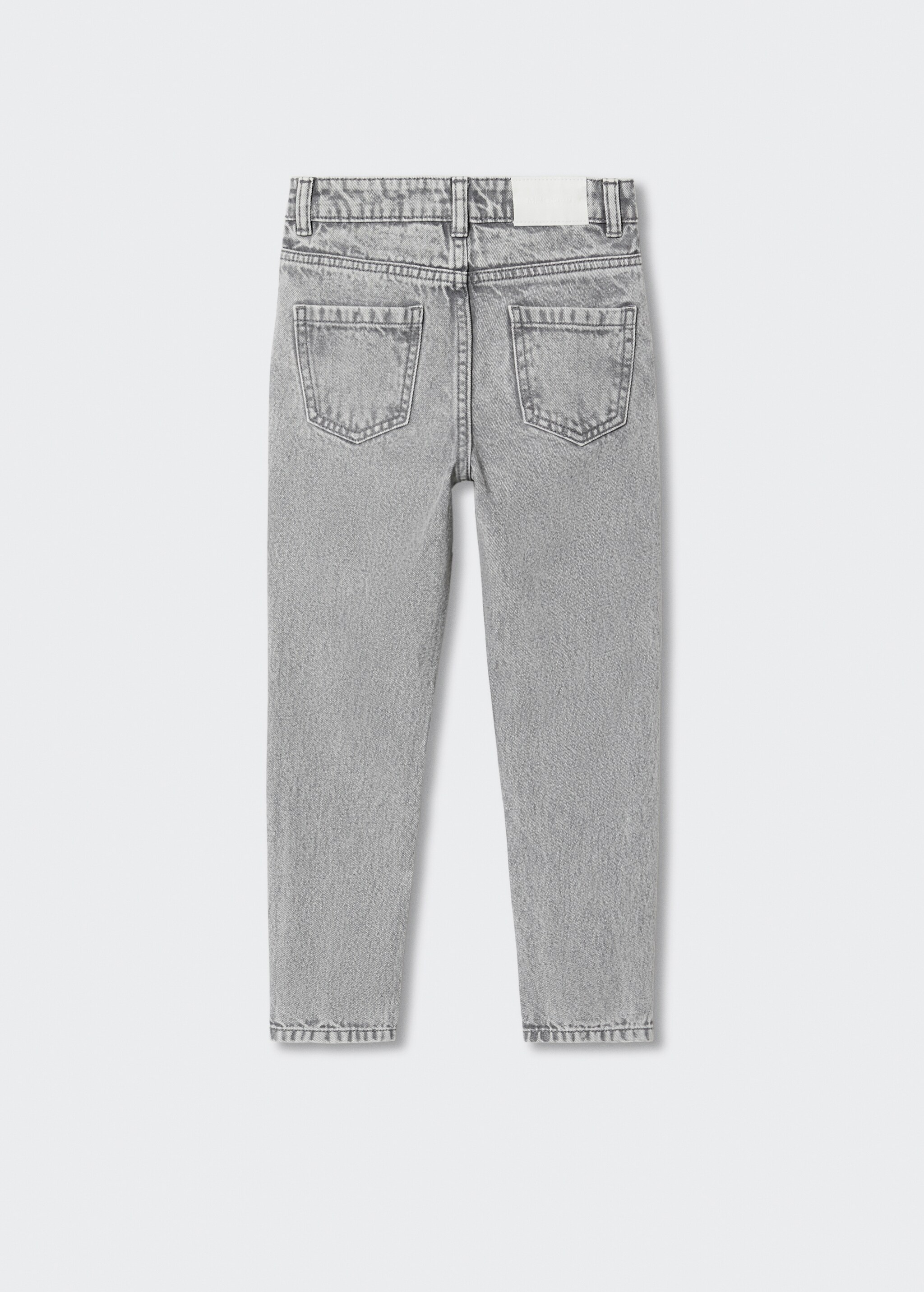 Jeans mom-fit algodón - Reverso del artículo