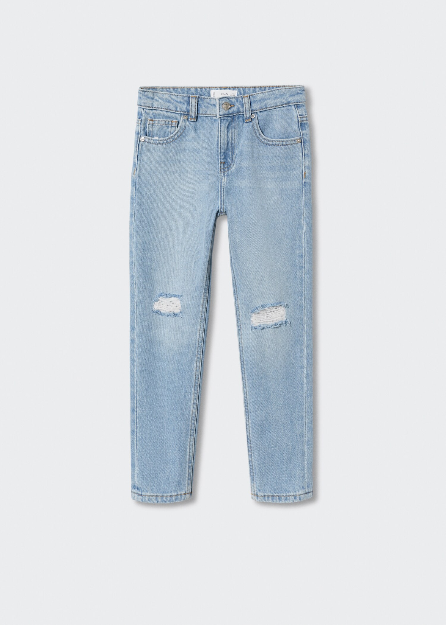Cotton mom-fit jeans - Article without model