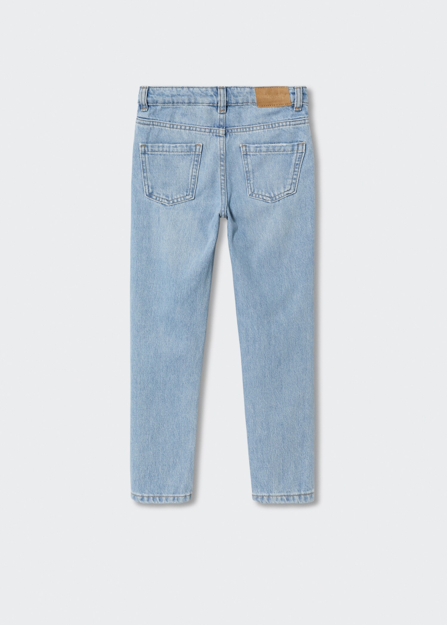 Cotton mom-fit jeans - Reverse of the article