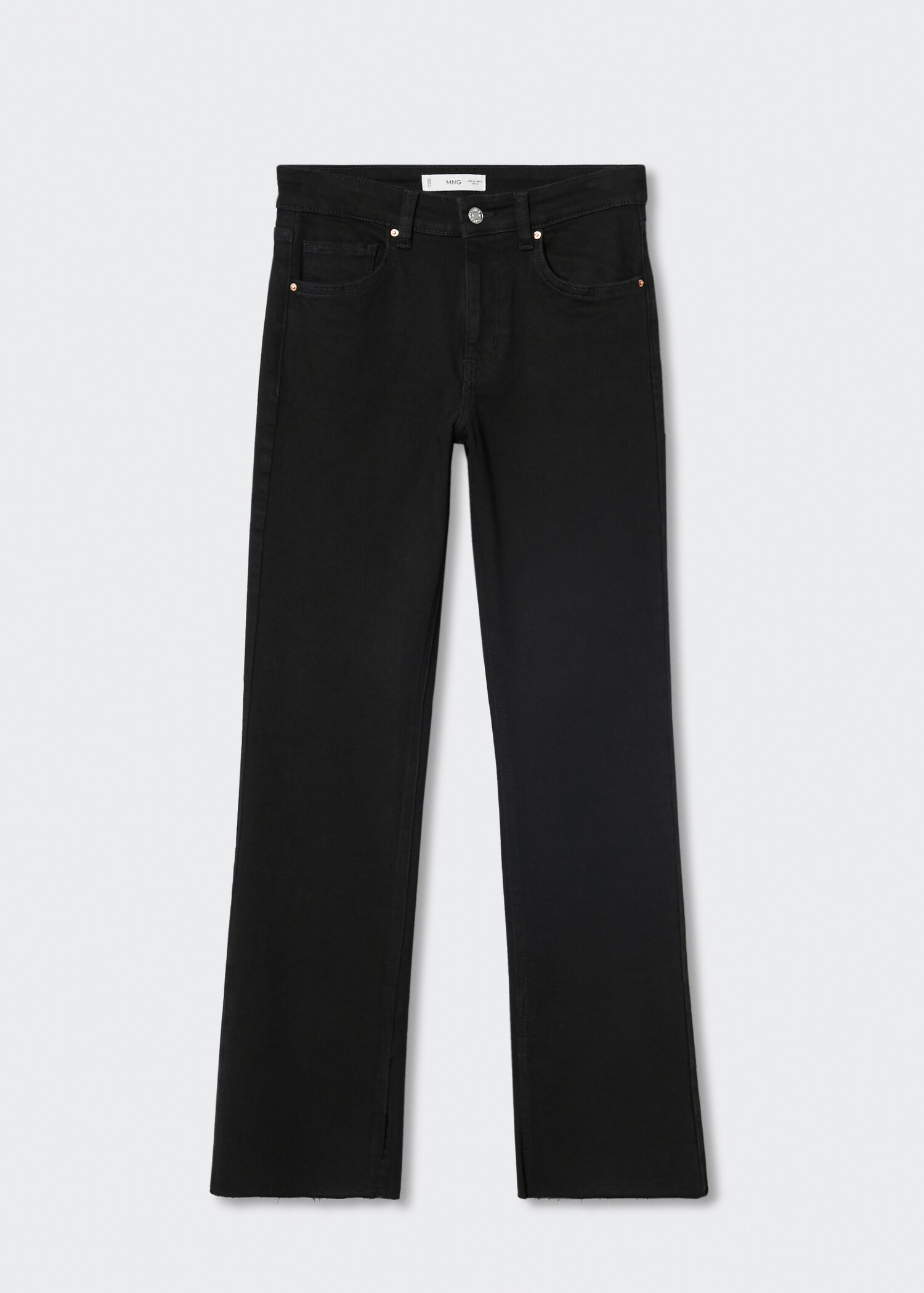 Mid-rise straight jeans - Article without model